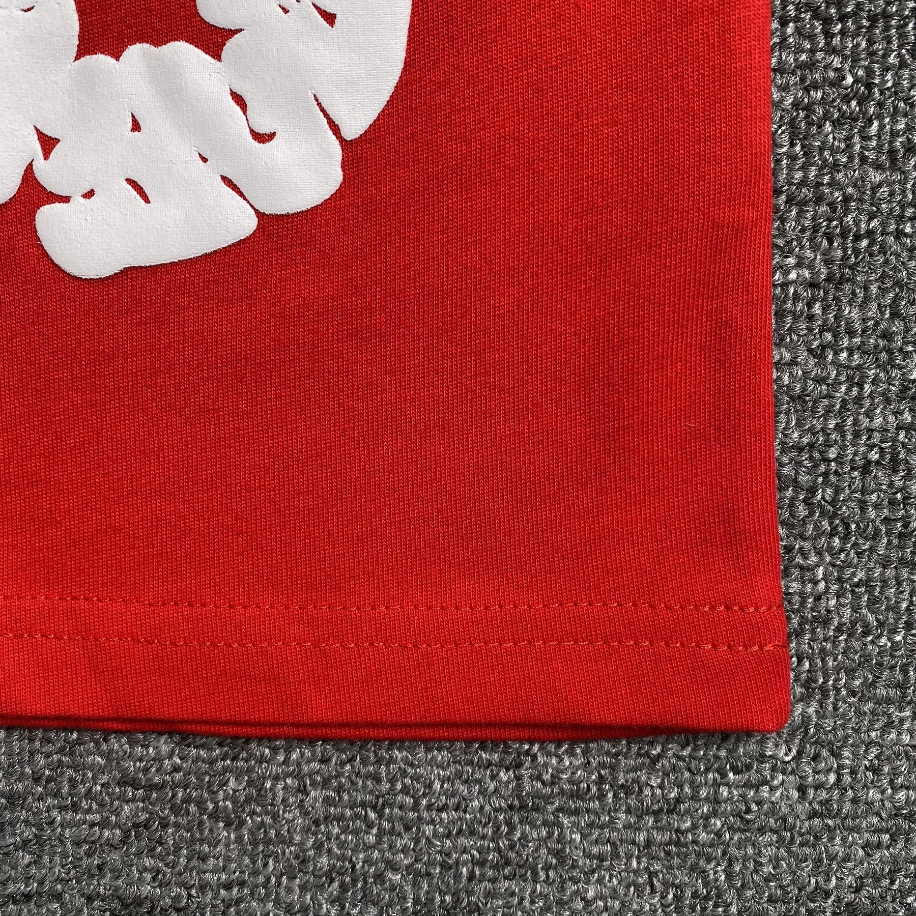 Camisa Denim Tears (Vermelho com Branco)