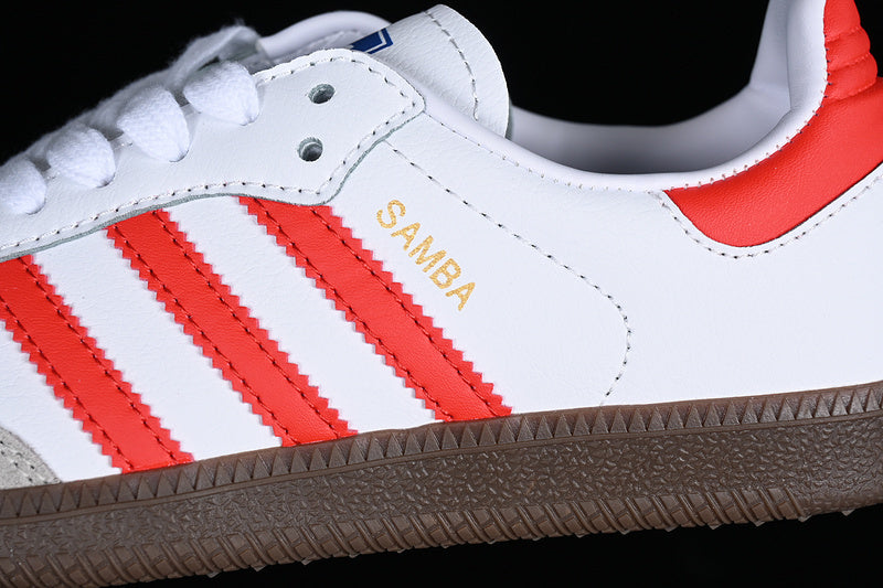 Adidas Samba “Cloud White Solar Red”