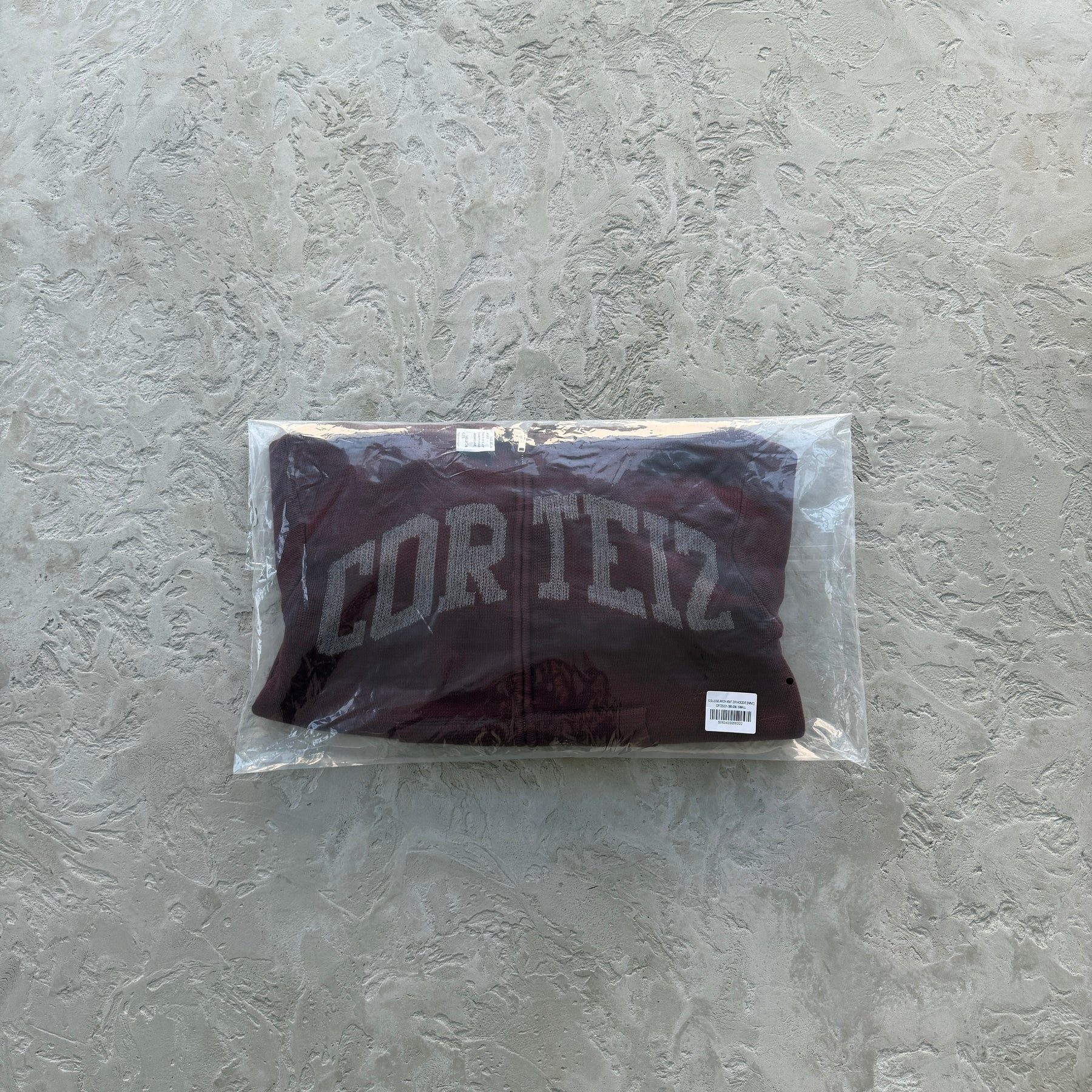 Moletom Corteiz “College Knit Zip ” ( Vermelho )