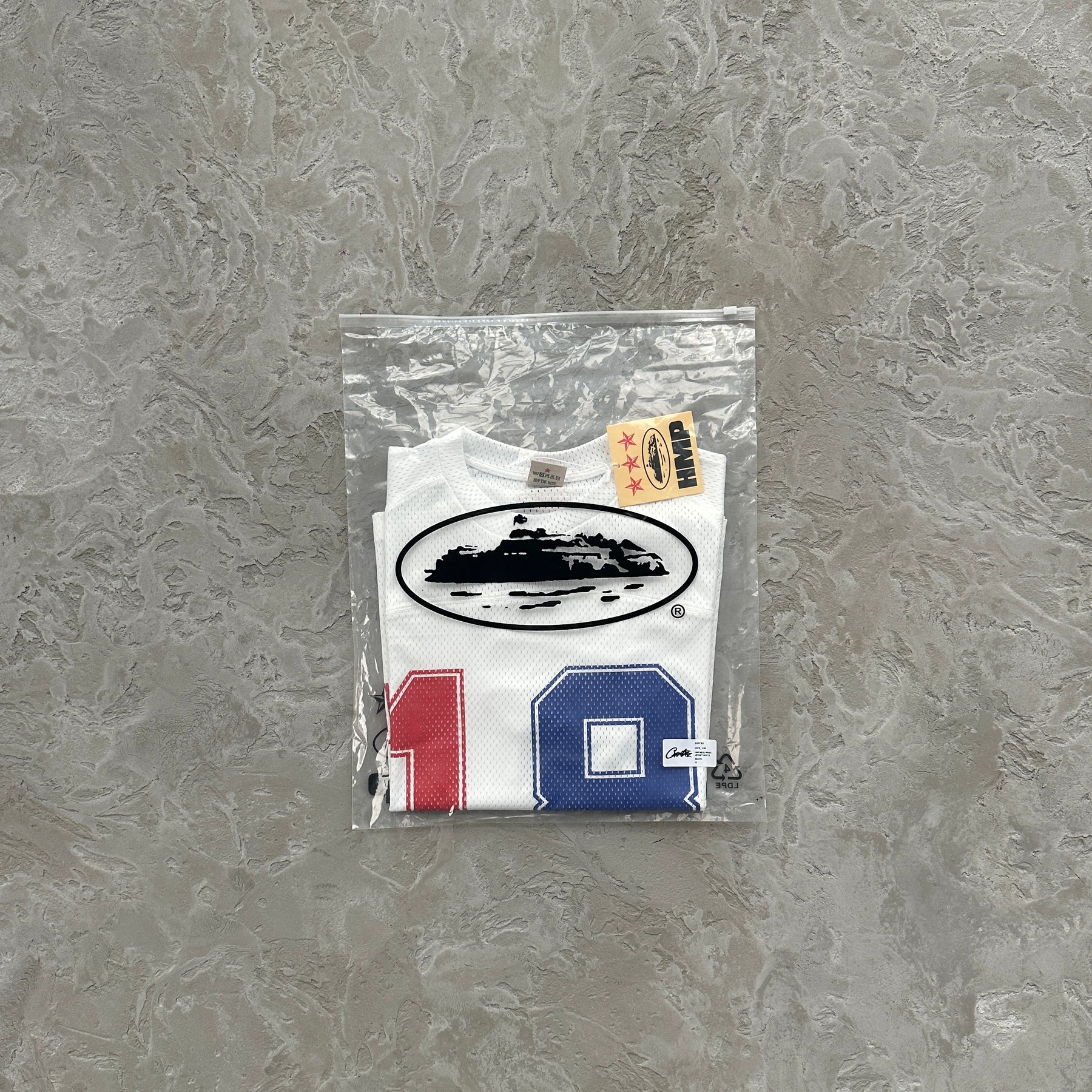 Conjunto Corteiz “HMP Mesh Panel” ( Branco )