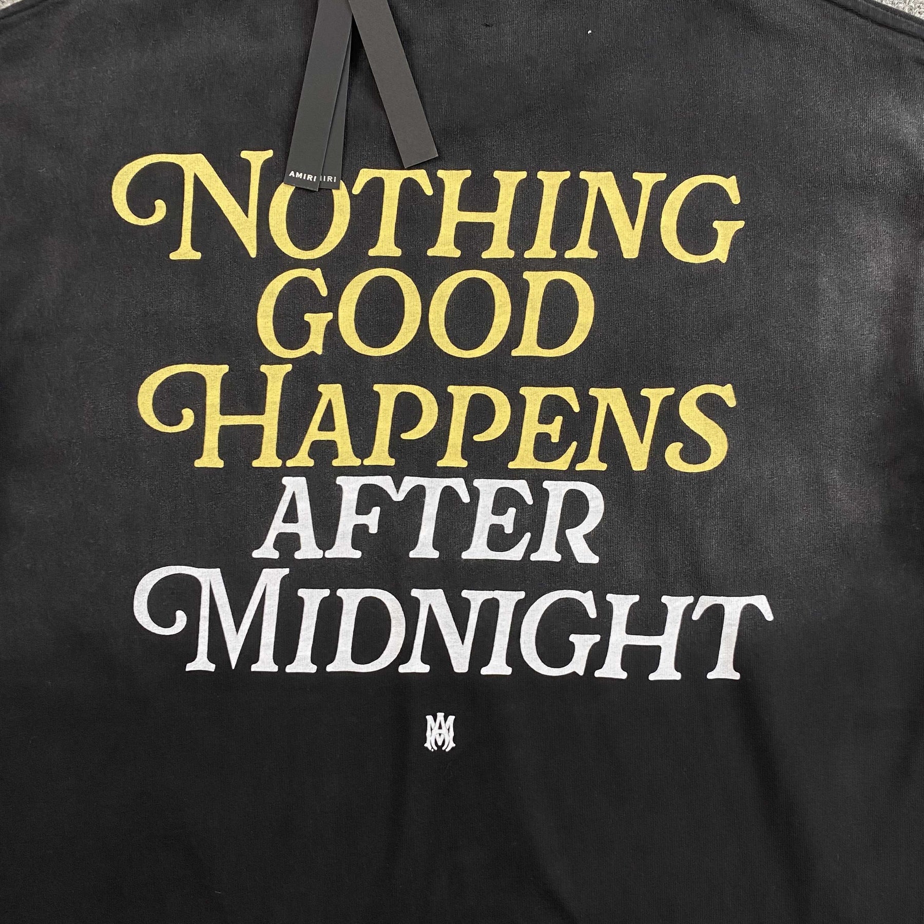 Camisa Amiri “Nothing Good Happens After Midnight” ( Preta )