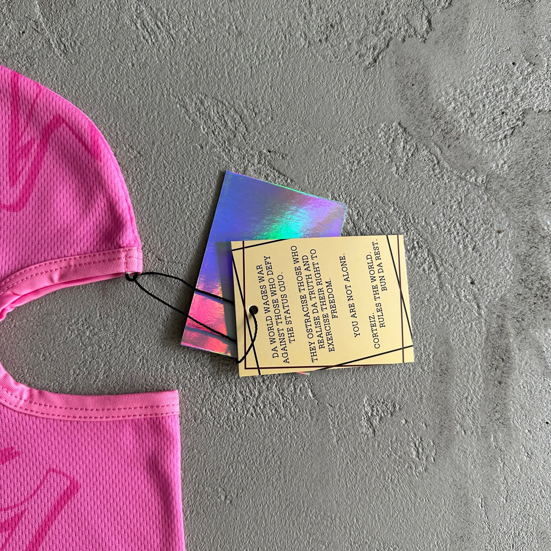 Balaclava Corteiz “WestPink”