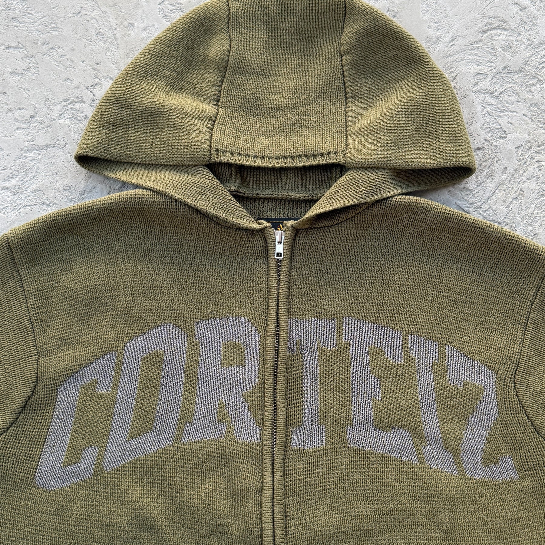Moletom Corteiz “College Knit Zip ” ( Verde )