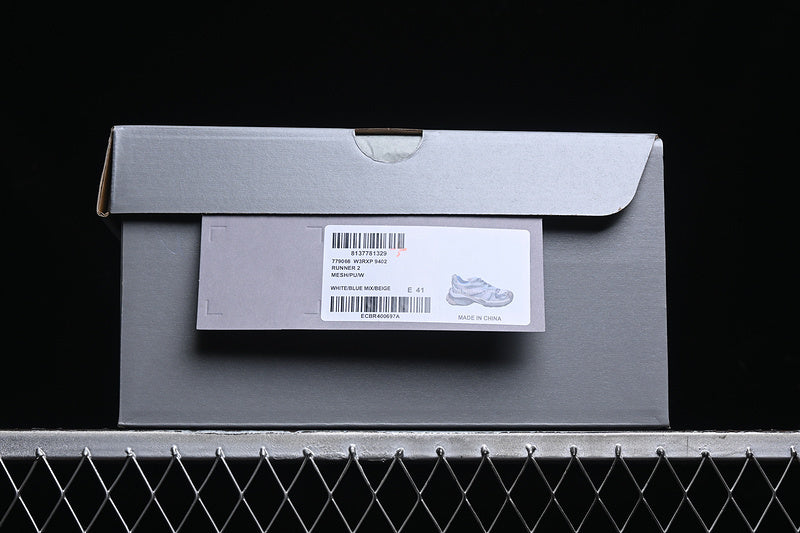 Balenciaga Runner “Worn Out White Blue”