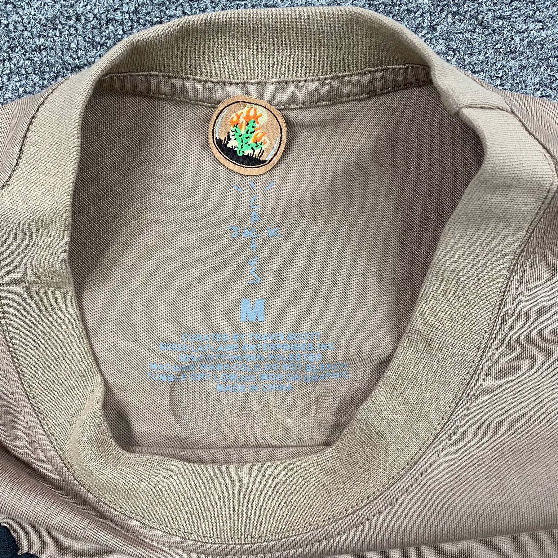 Camisa Cactus Jack “RaceTrack” ( Bege )