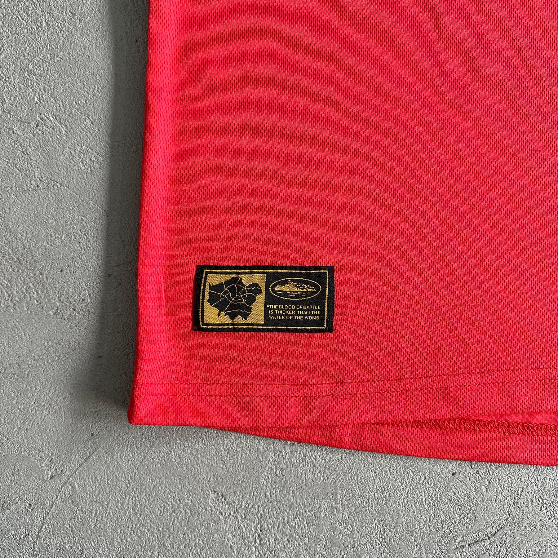 Camisa Corteiz ”Panel” ( Vermelha com Preto )