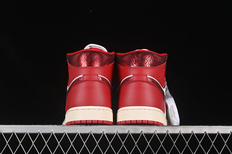 Air Jordan 1 High “Red Cracked Leather”