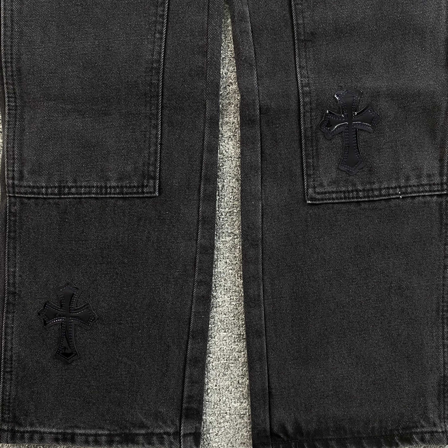 Calça Reta Chrome Hearts “Double Knee Carpenter”