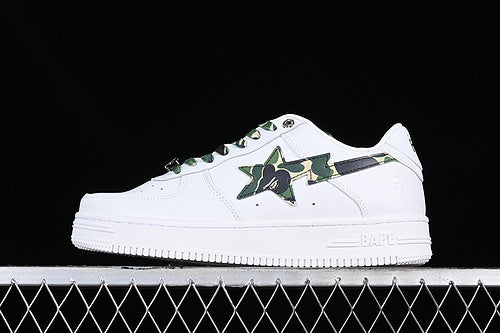 BAPE STA “White ABC Camo Green”