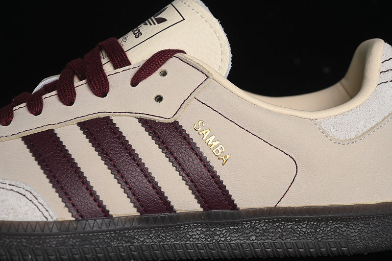Adidas Samba “Wonder White Maroon”