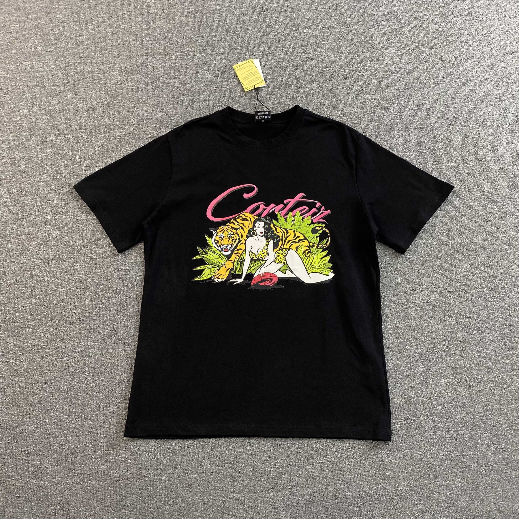 Camisa Corteiz “Tiger Woman” ( Preta )