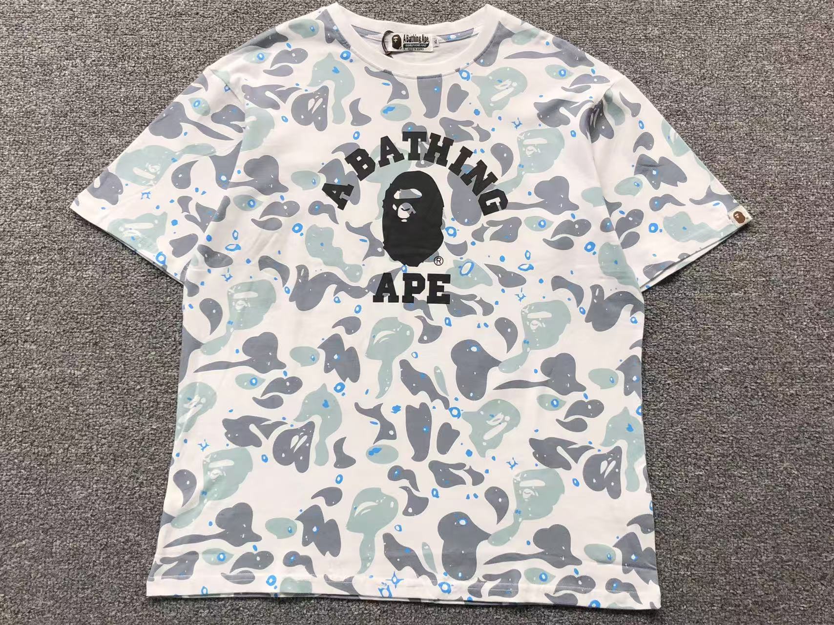 Camisa Bape “Camo White Ape”