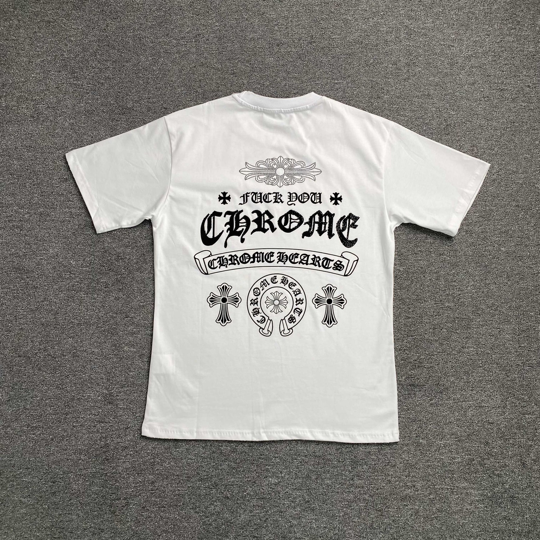 Camisa Chrome Hearts “Fuck You” ( Branca )