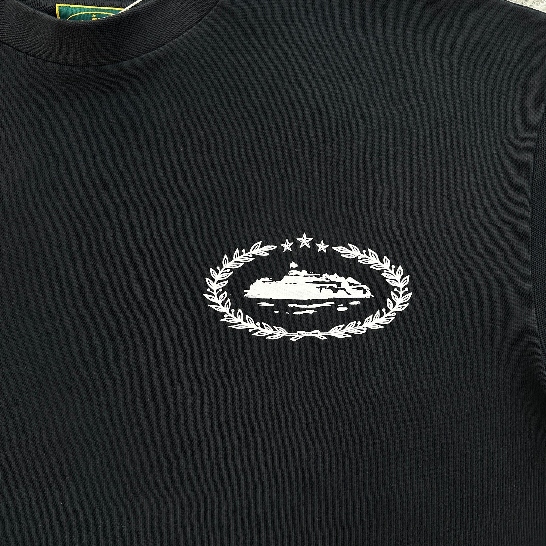 Camisa Corteiz “Royale Heavyweight” ( Preta Com Branco )