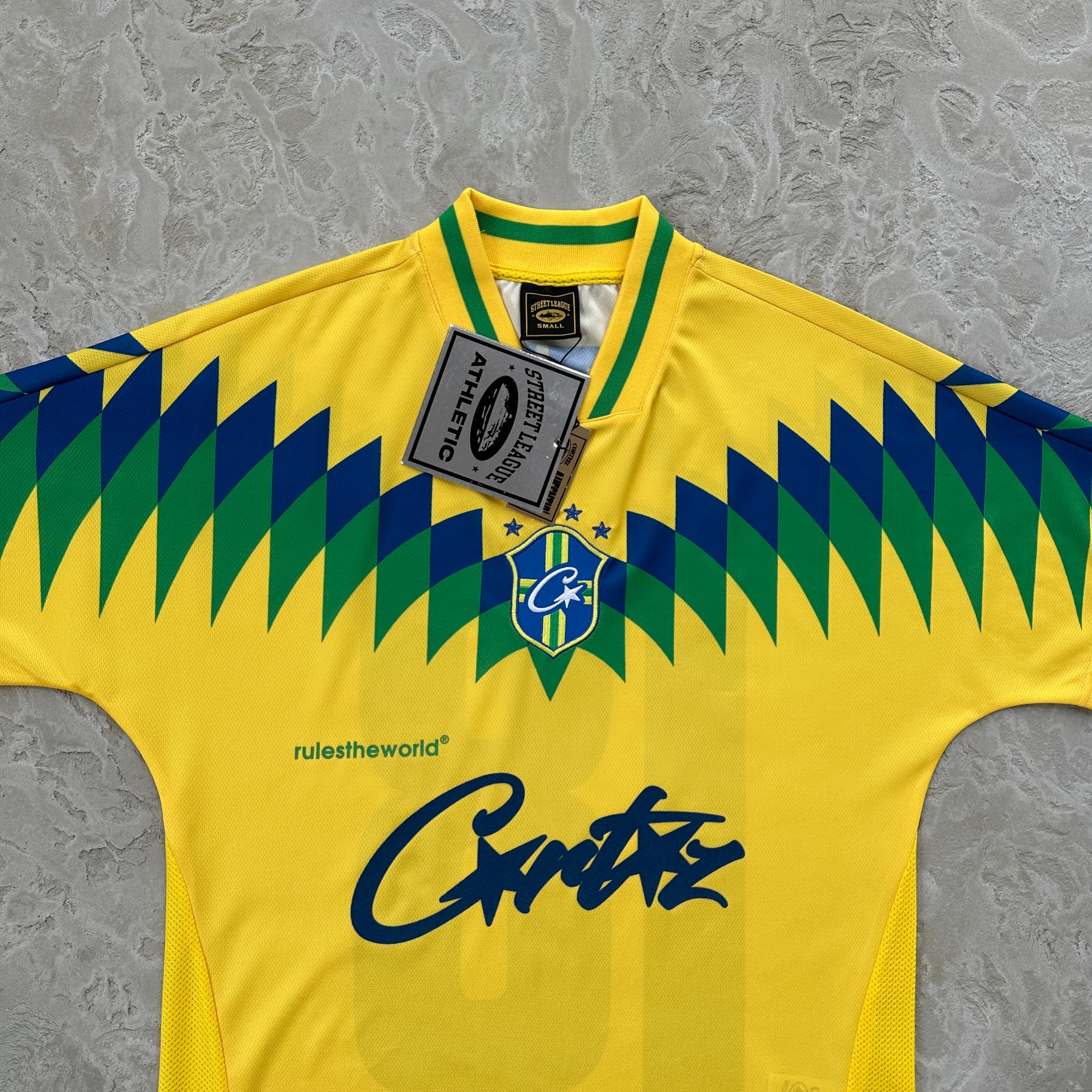 Camisa Corteiz “Brazilian Jersey” ( Amarela )