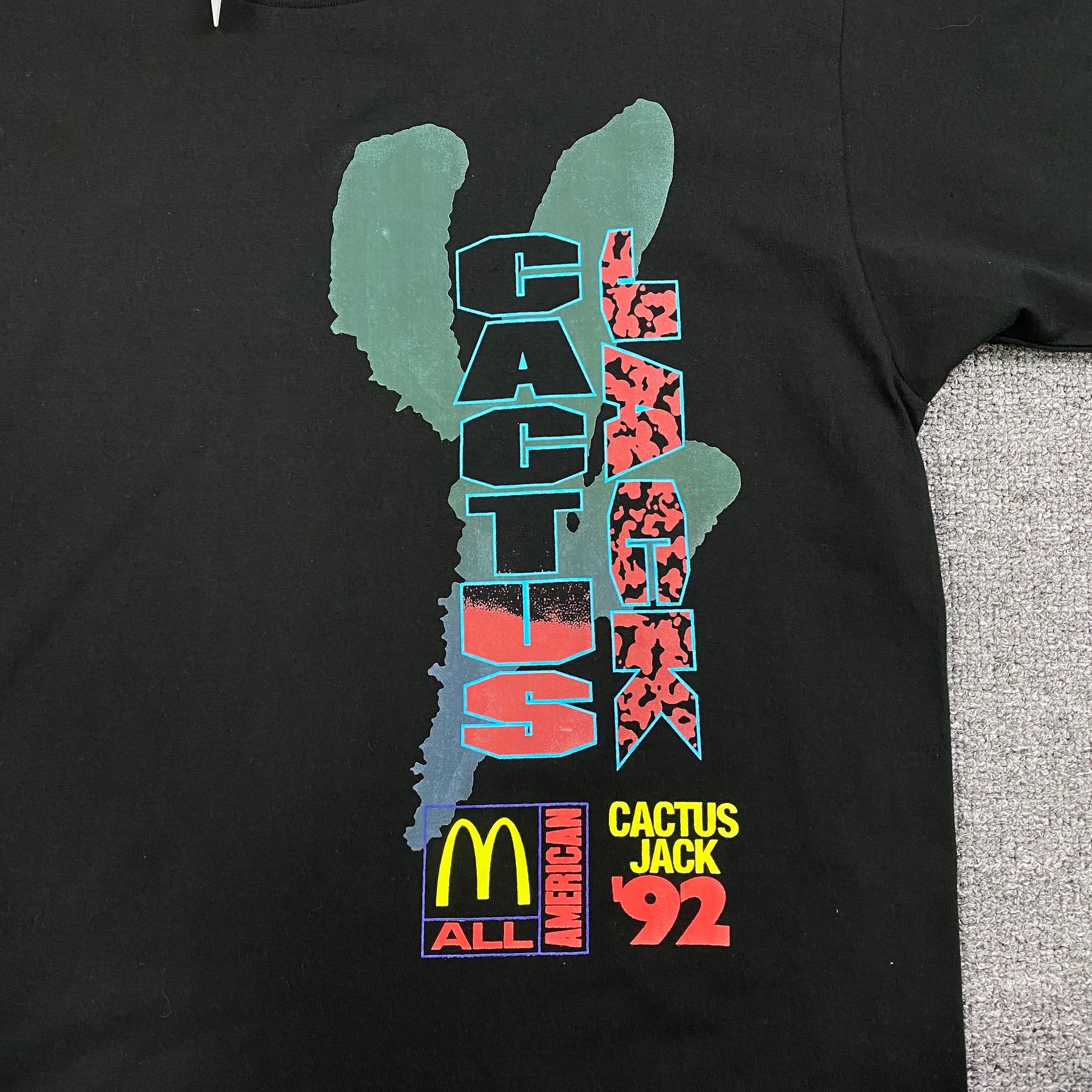 Camisa Cactus Jack x Mc Donald's “92” ( Preta )