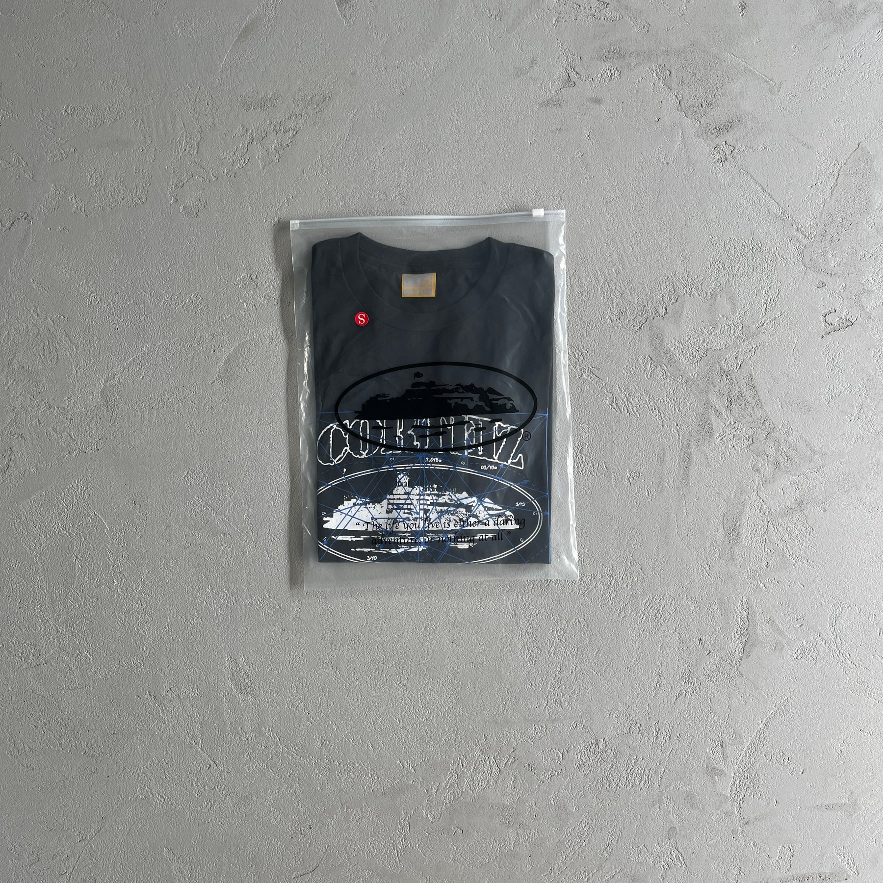 Camisa Corteiz “Alcatraz Coordinates” ( Preta )