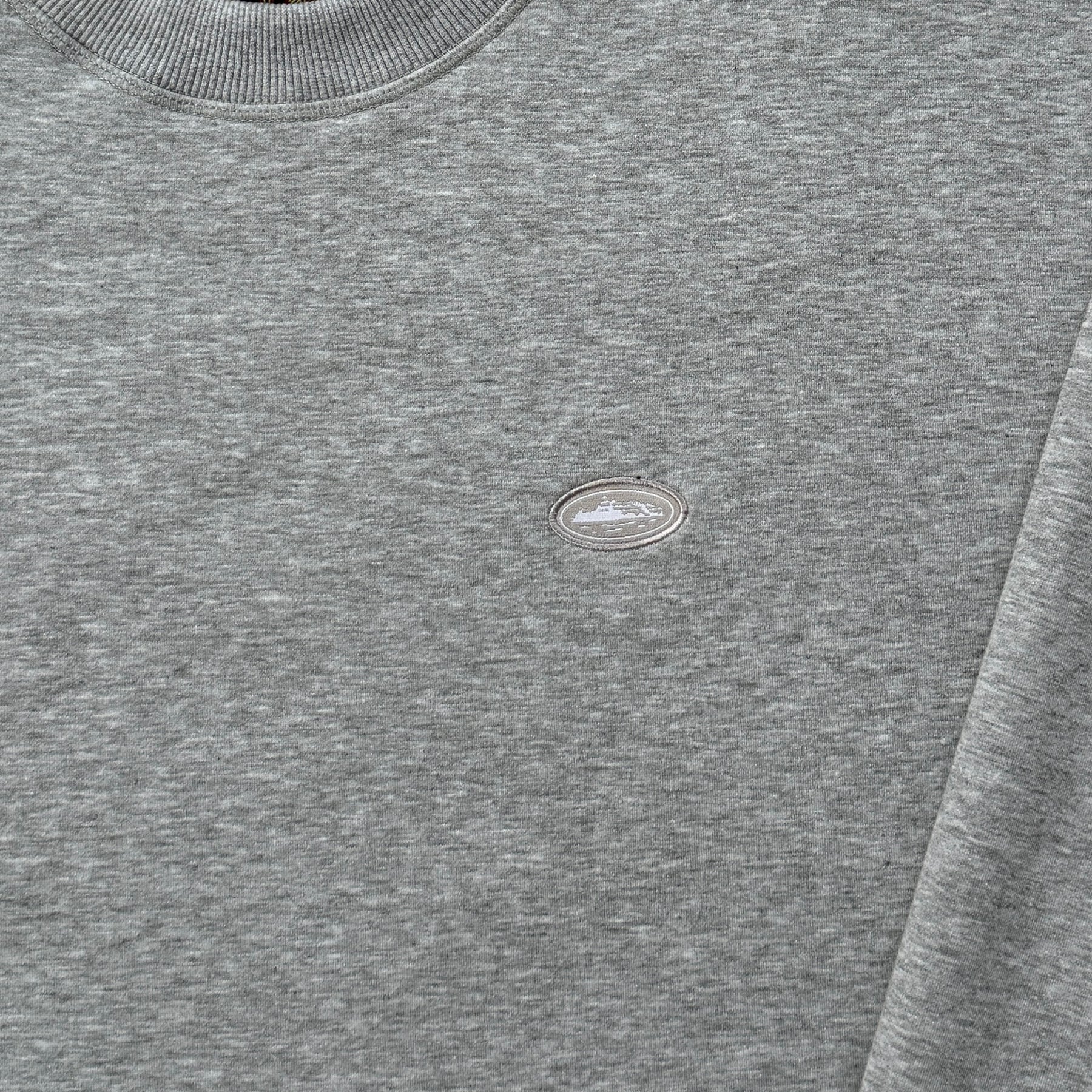 Sueter Corteiz “Mini Island Crewneck” ( Cinza )