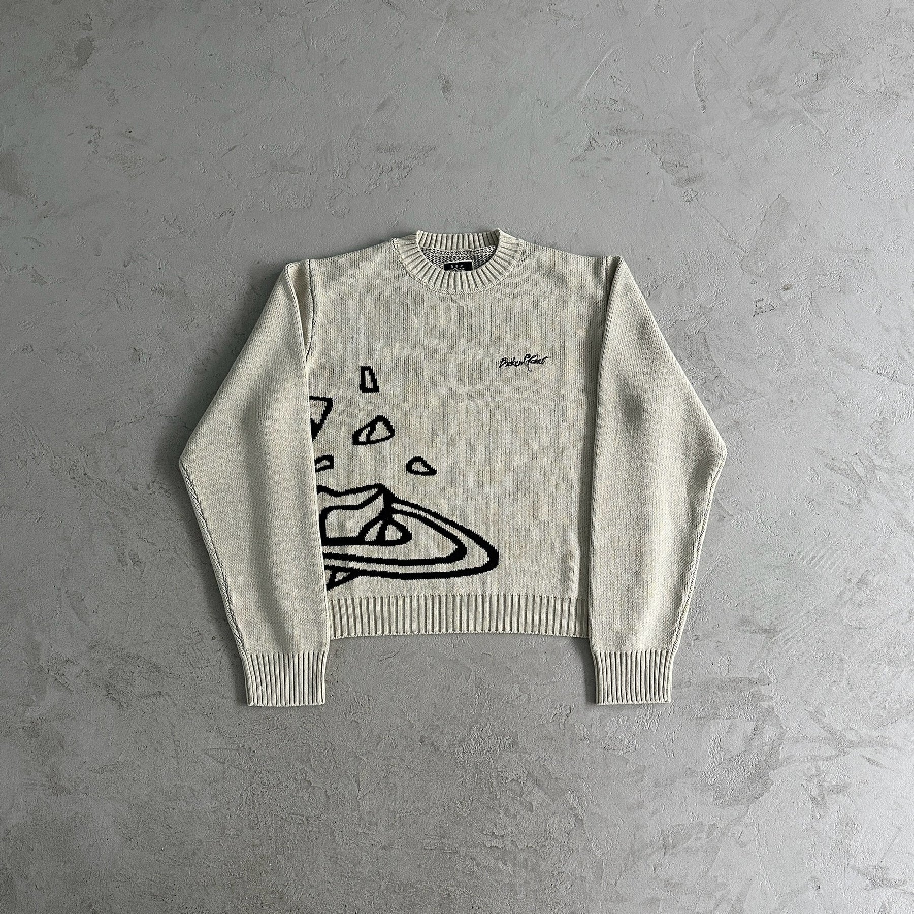 Sueter Broken Planet “Knit sweater forest” ( Branco )