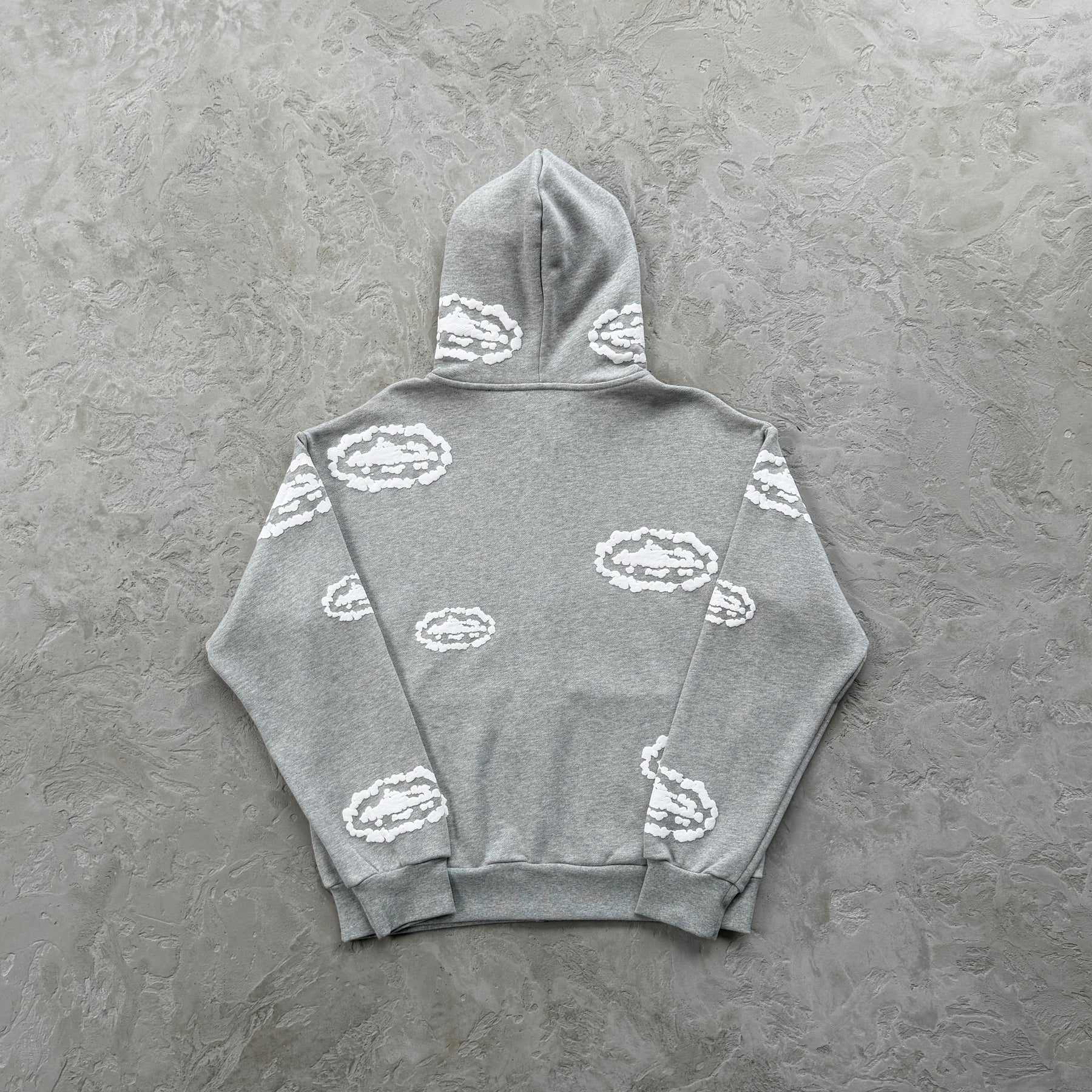 Conjunto Corteiz x Denim Tears ( Cinza )