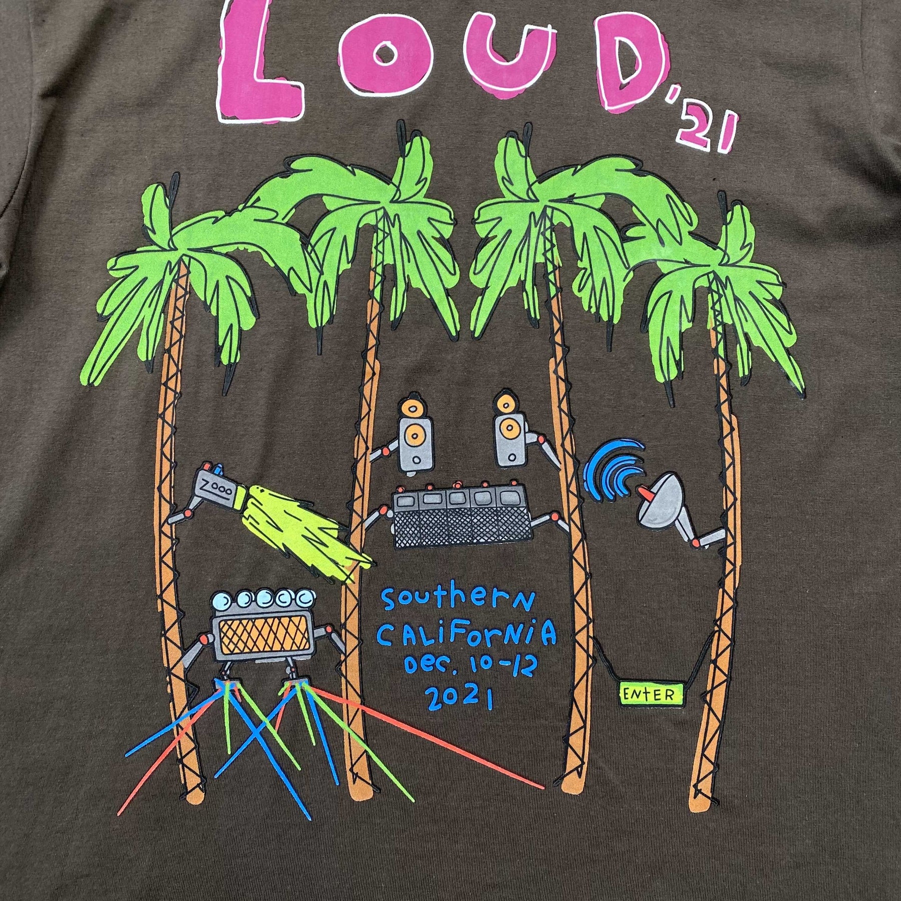 Camisa Cactus Jack “Lets Get Weird” ( Marrom )