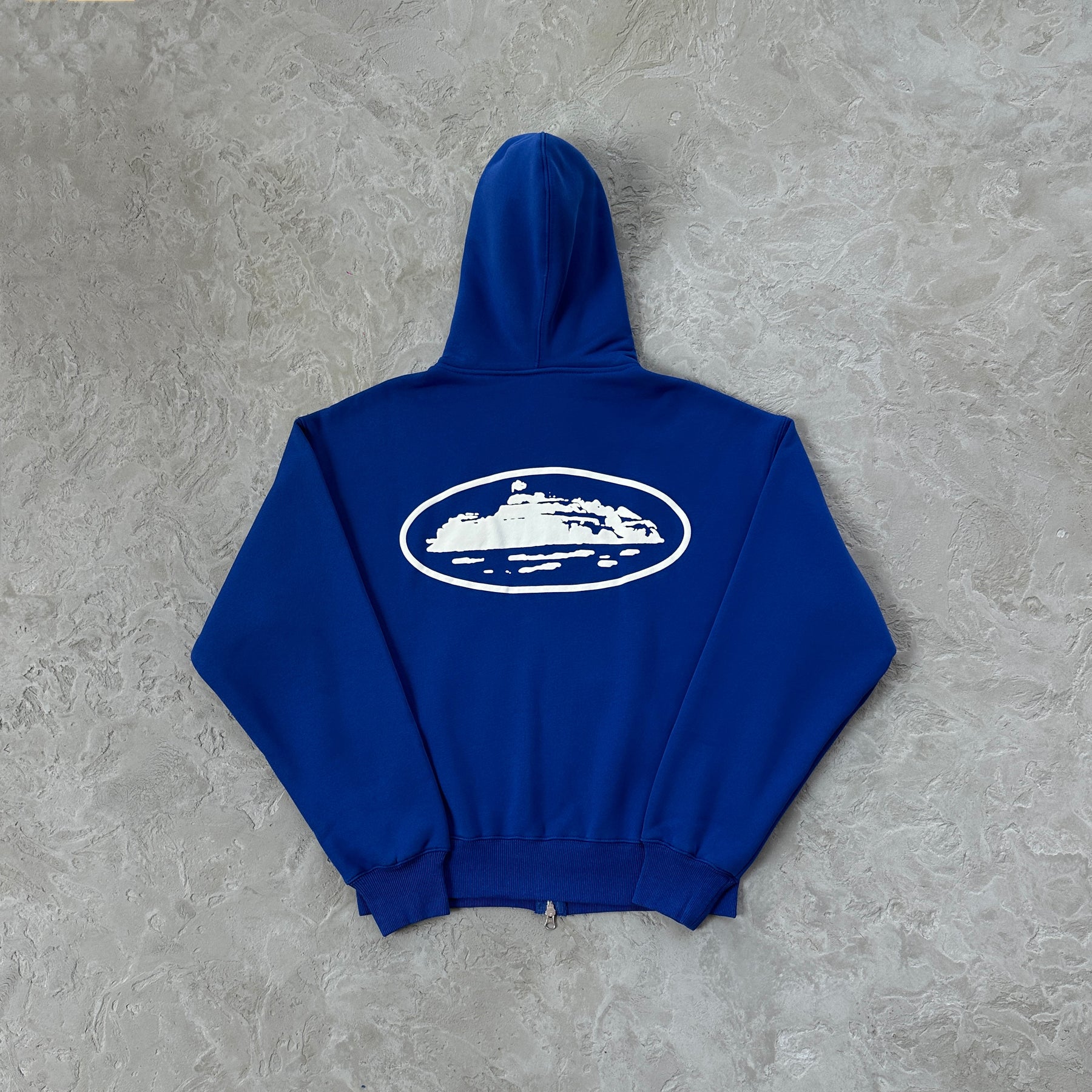 Conjunto Corteiz “Island Puff Print” ( Azul Escuro )