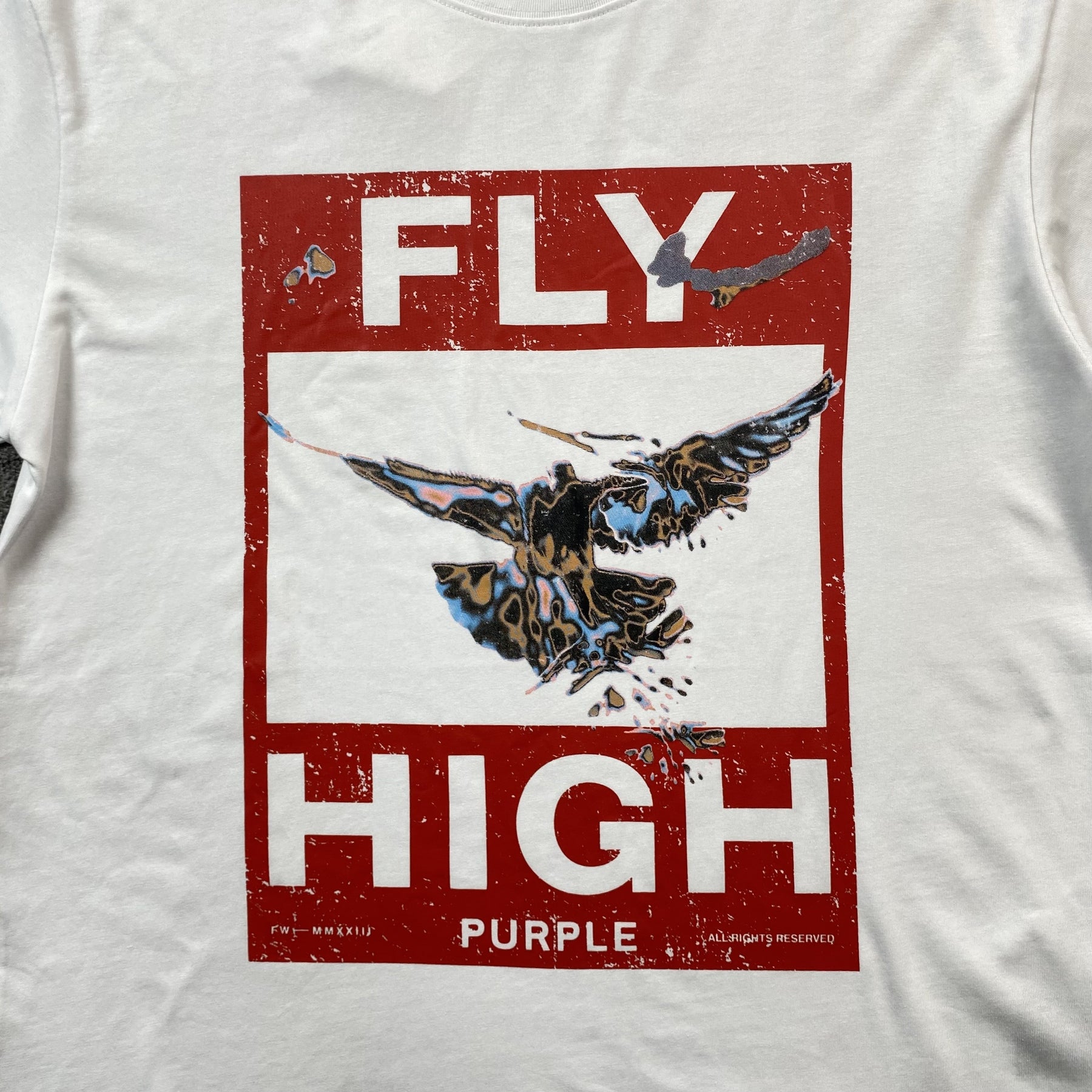 Camisa Purple Brand “Fly High” ( Branca )