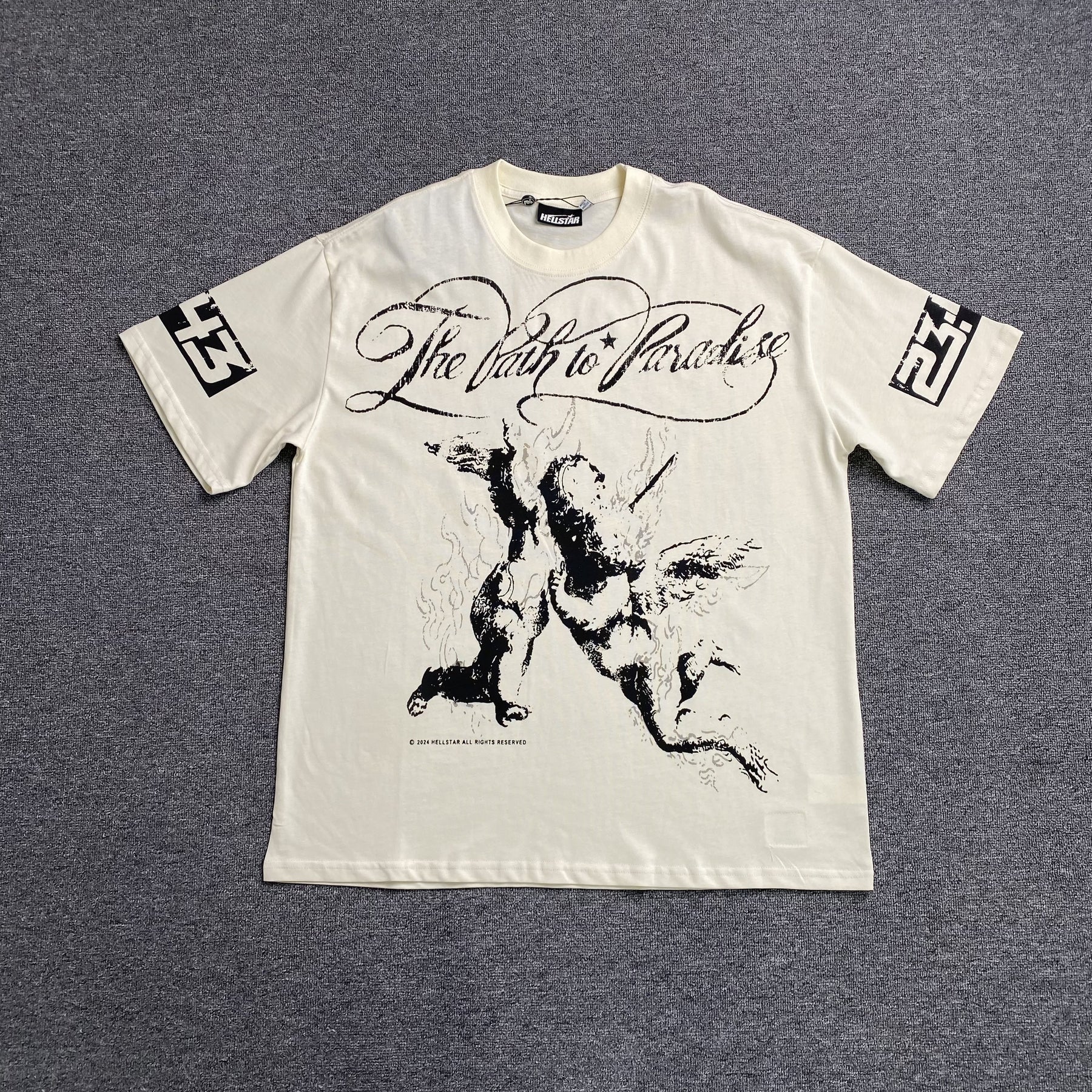Camisa Hellstar “Path To Paradise” ( Off White )