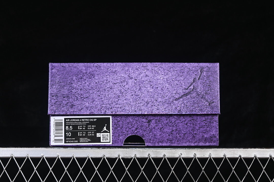 Air jordan 4 x Sylvester “Purple Rain”
