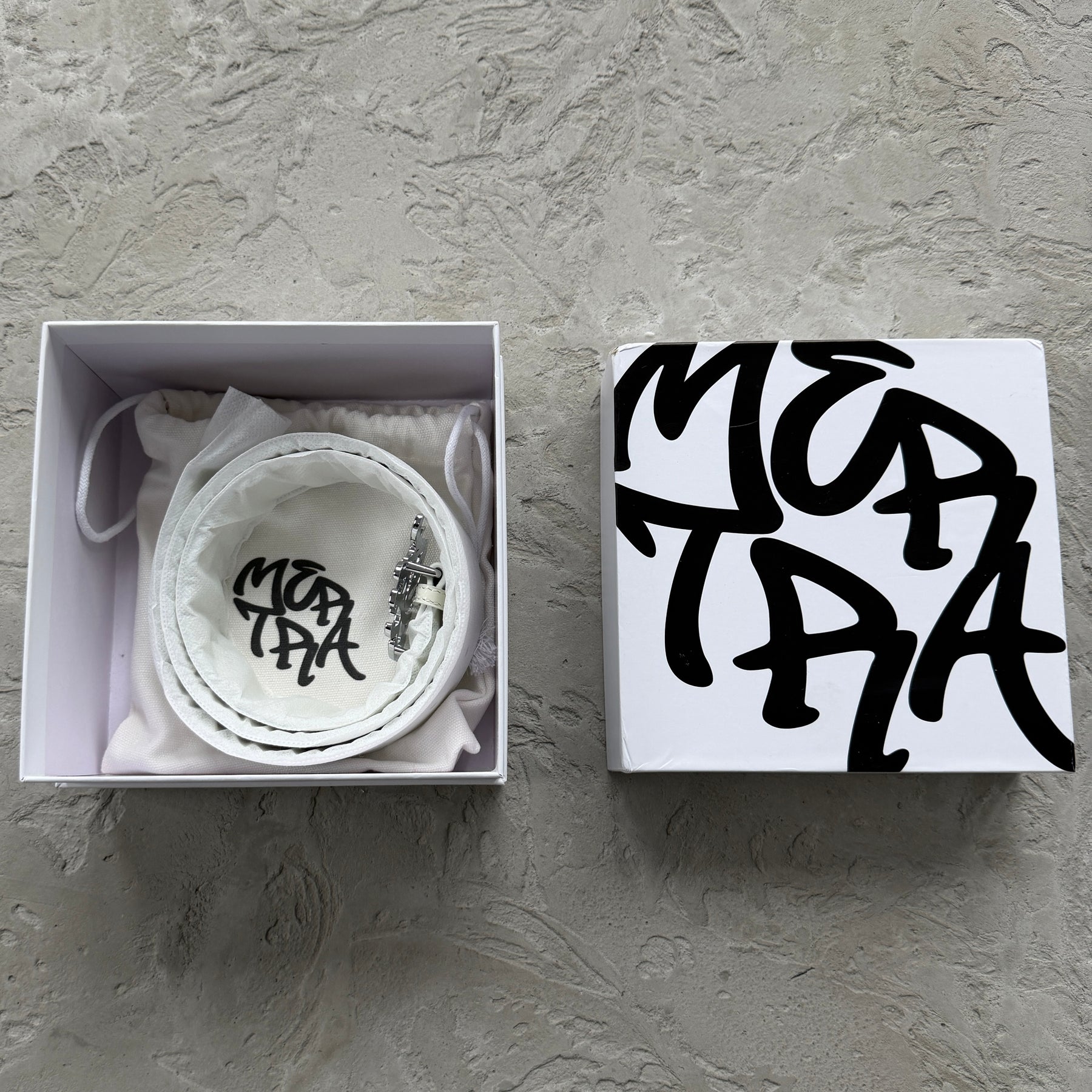 Cinto Mertra “Debossed” ( Branco )