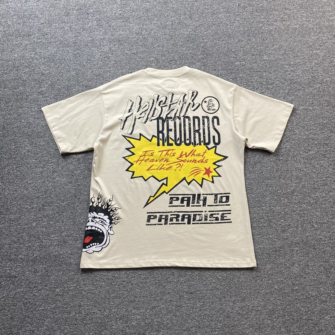 Camisa Hellstar “Hollywood CA” ( Bege )