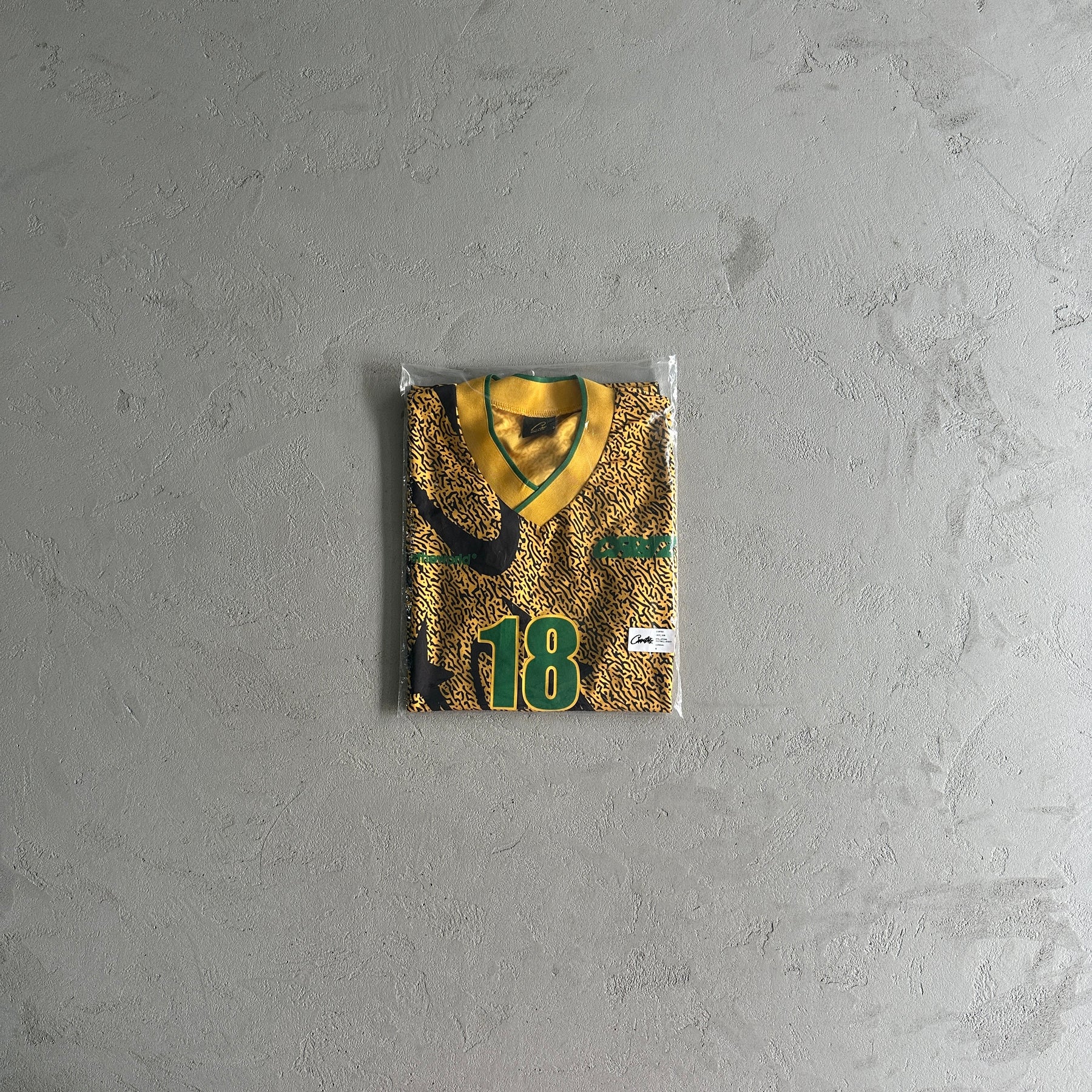 Camisa Corteiz “Printed” ( Preta e Amarela )