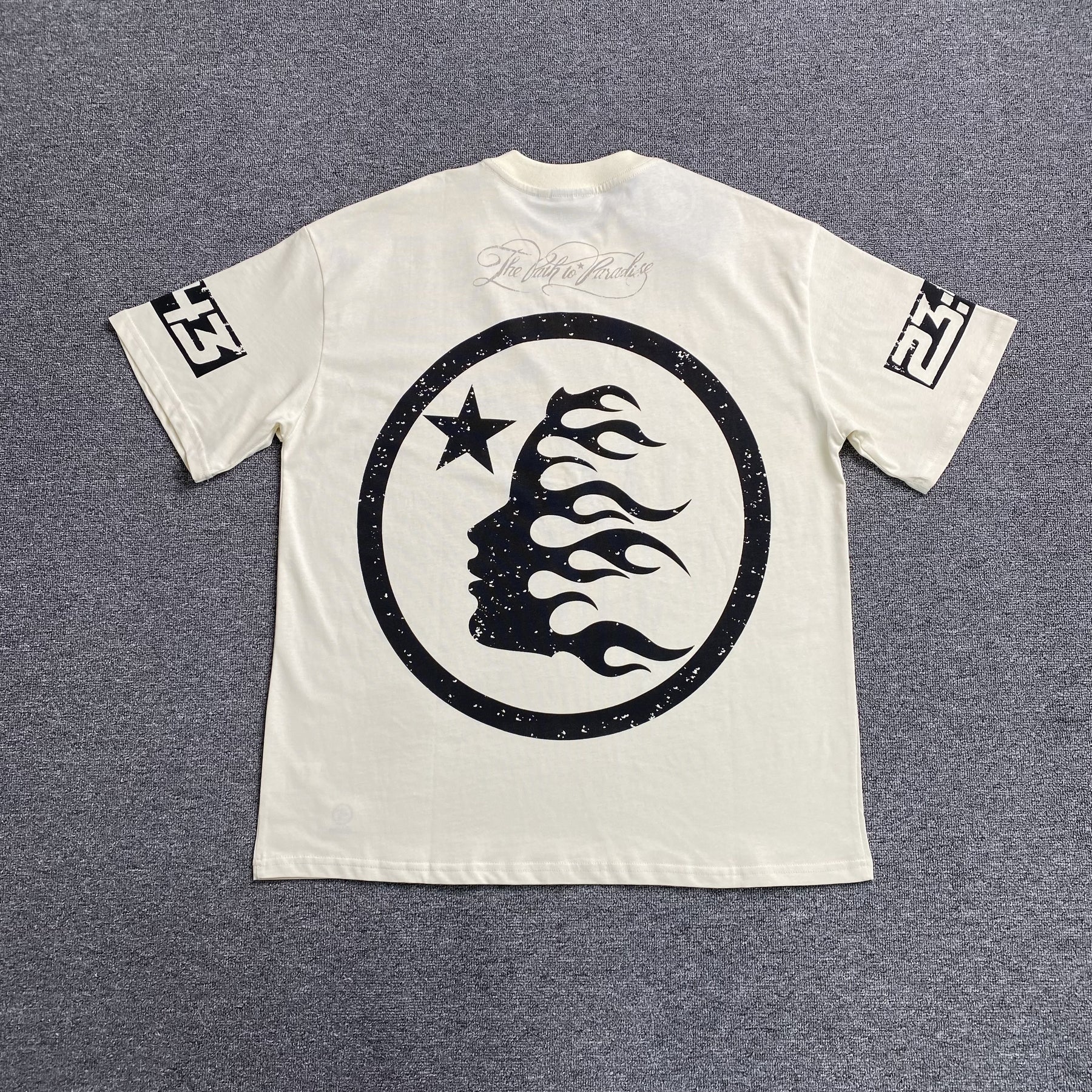 Camisa Hellstar “Path To Paradise” ( Off White )