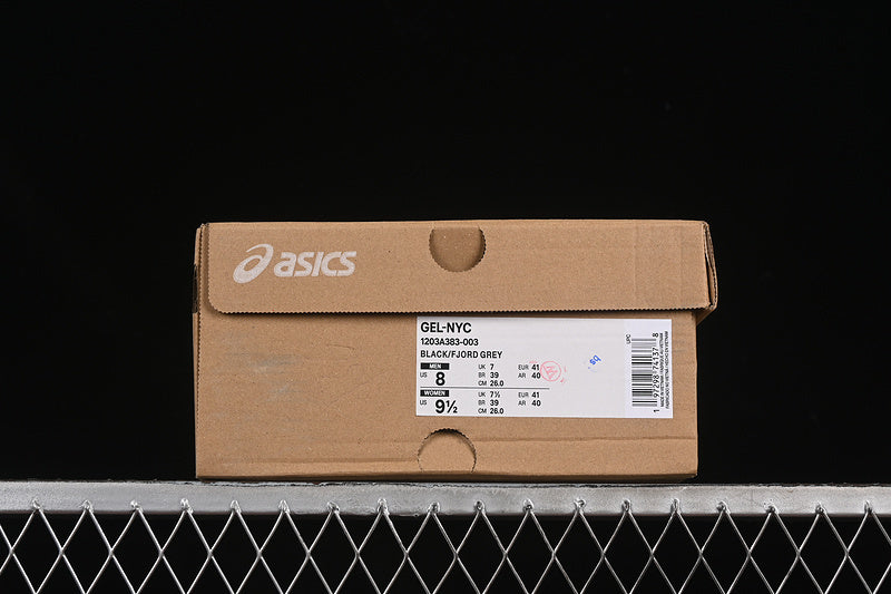 Asics Gel Nyc “Black Fjord Grey”