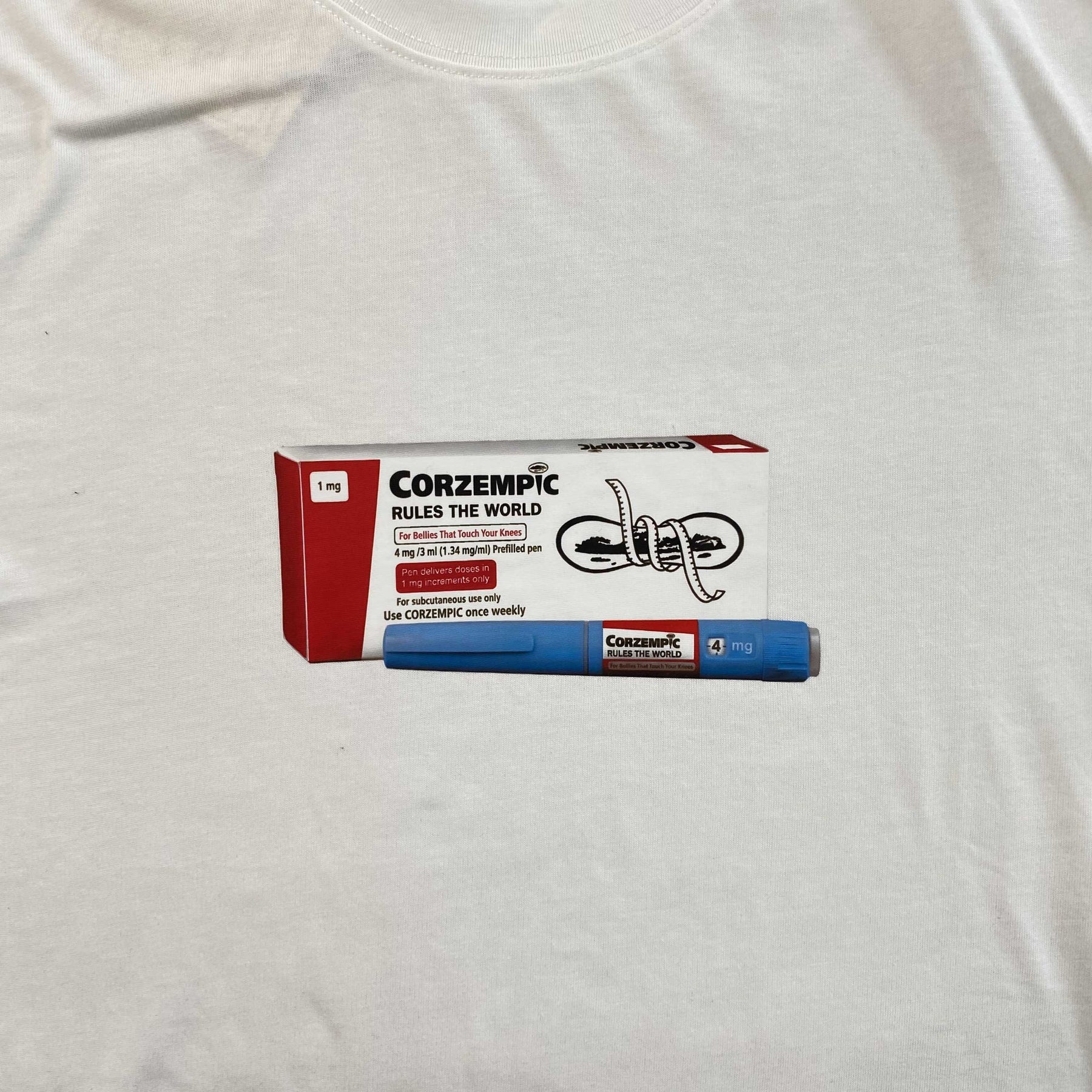Camisa Corteiz “Corzempic” ( Branca )