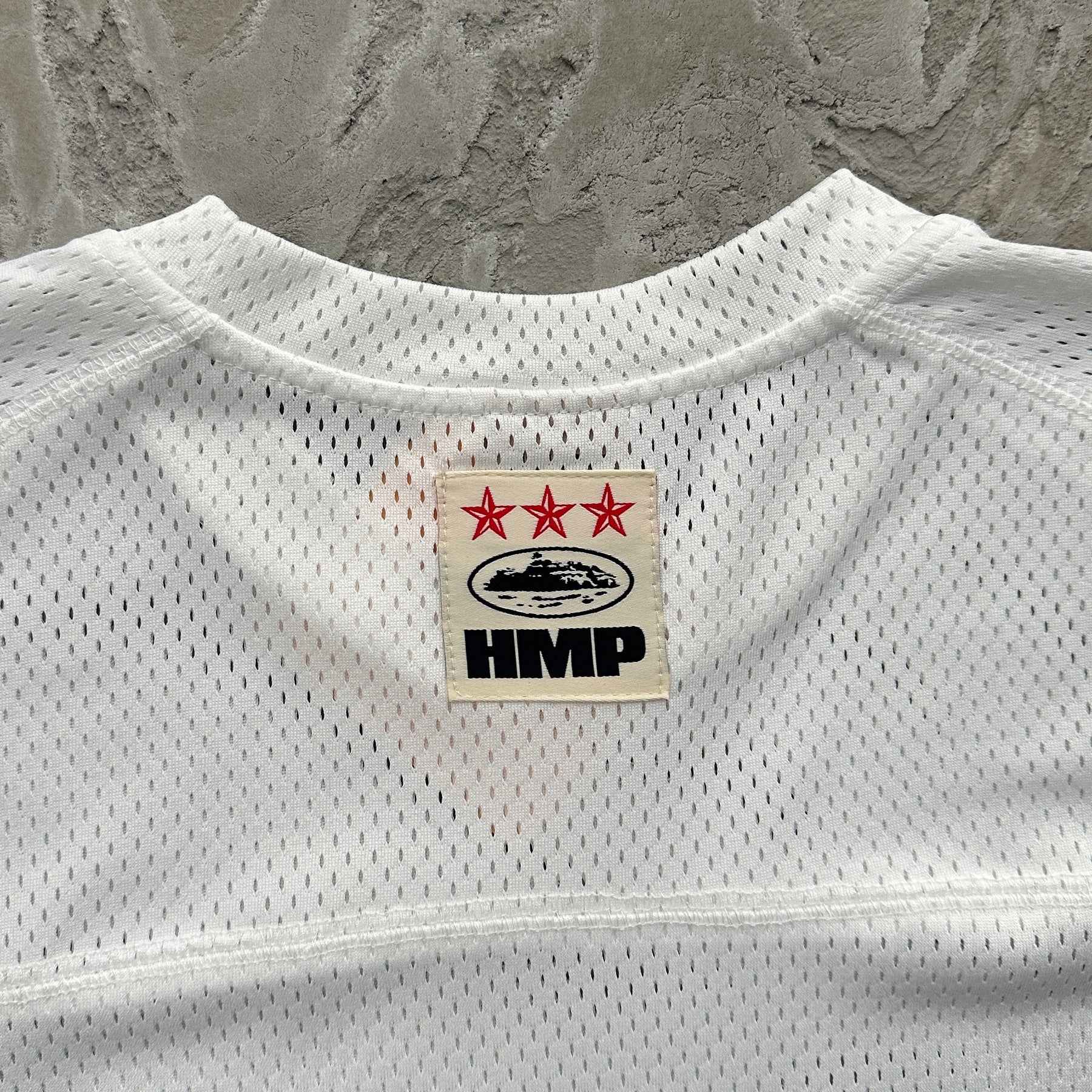 Conjunto Corteiz “HMP Mesh Panel” ( Branco )