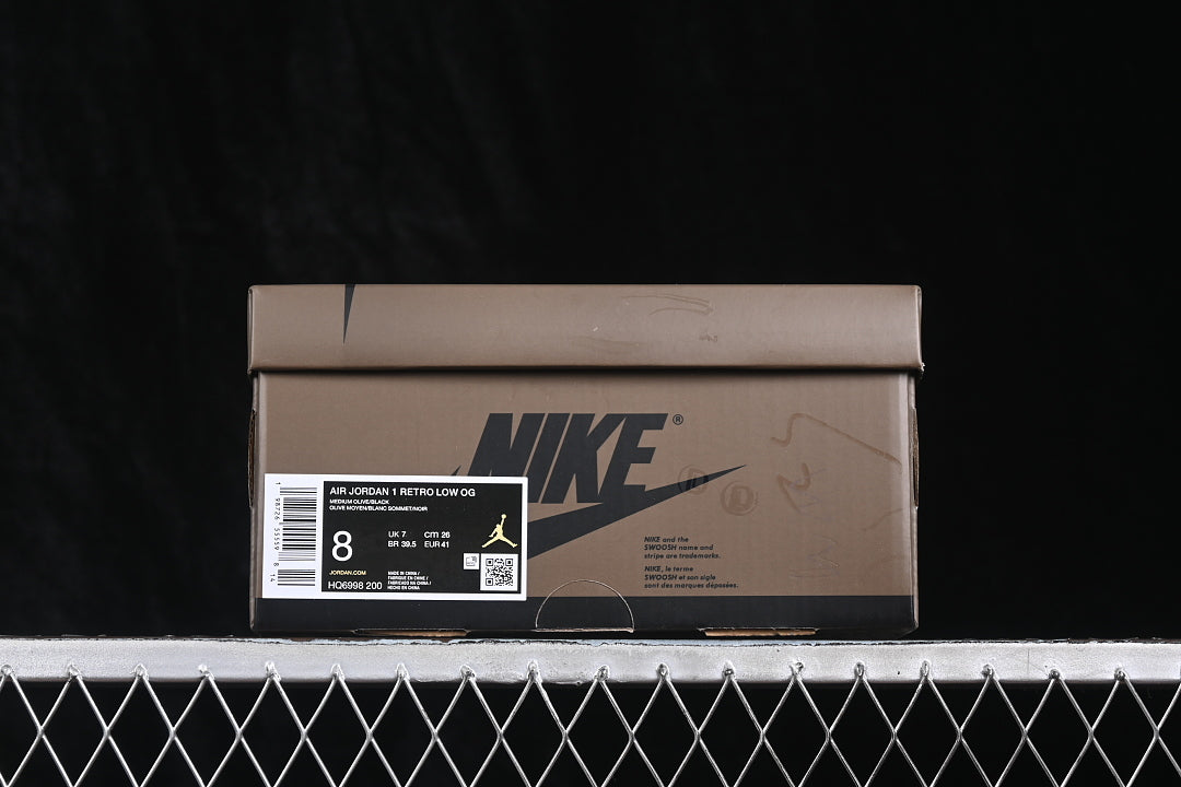 Air Jordan 1 Low "Medium Olive”