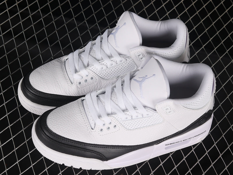 Air Jordan 3 x Fragment Design ( White and Black )