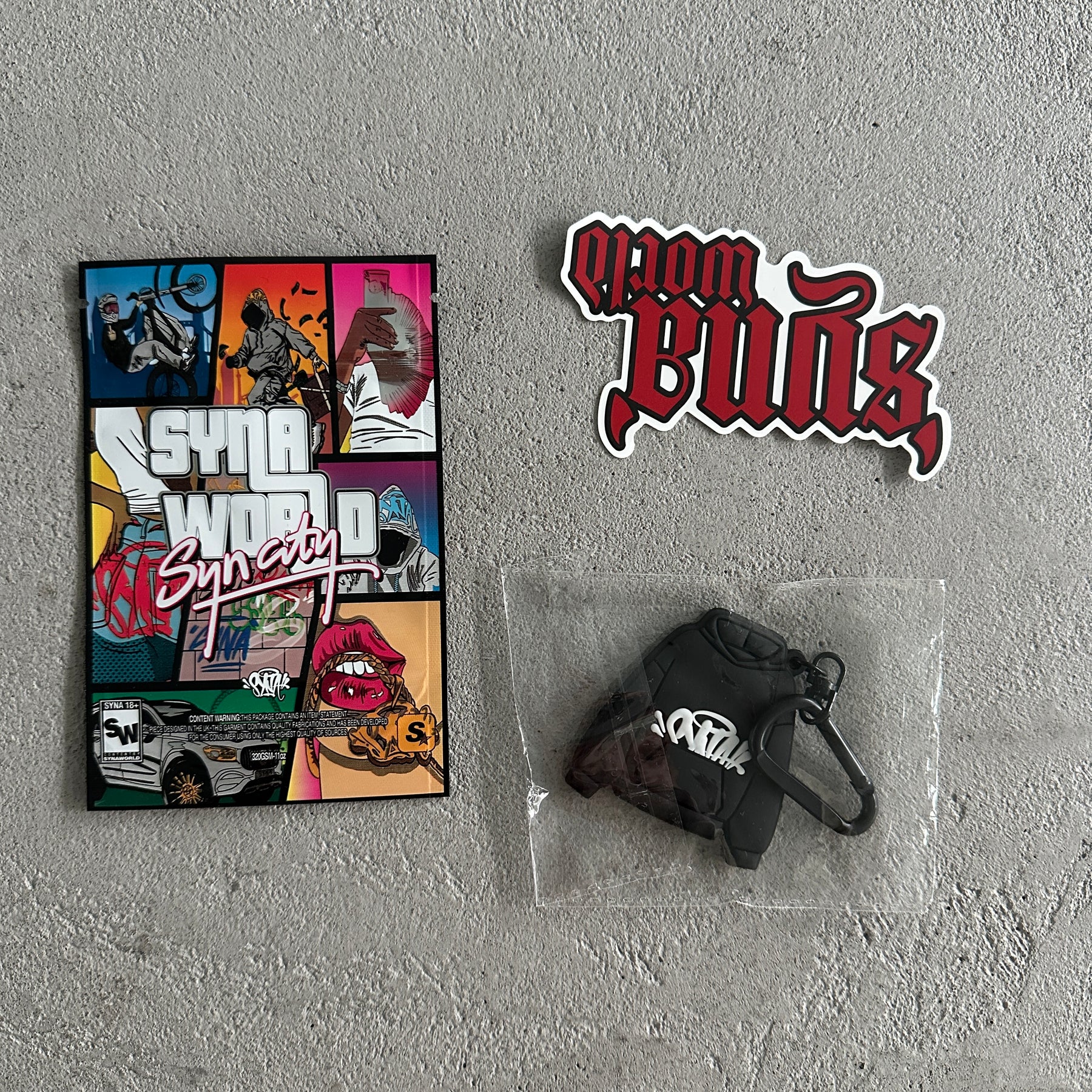 Conjunto Syna World “Crest Oth“ ( Cinza e Rosa )