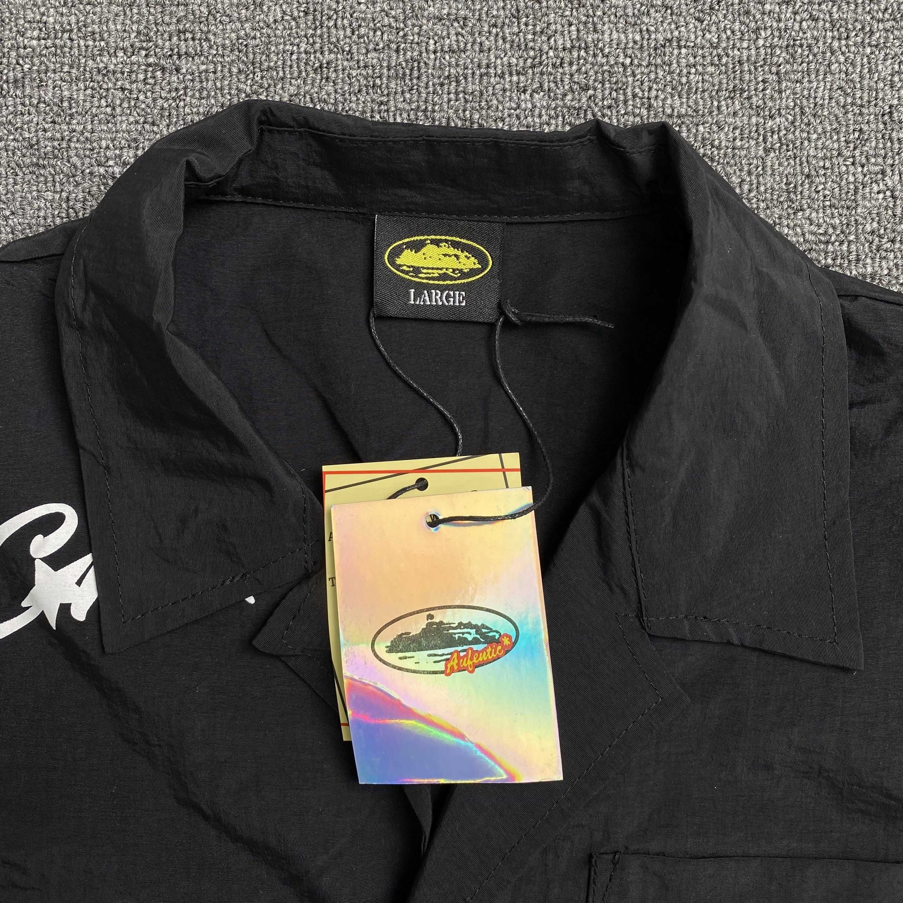 Camisa Corteiz “20 Shirt” ( Preta )
