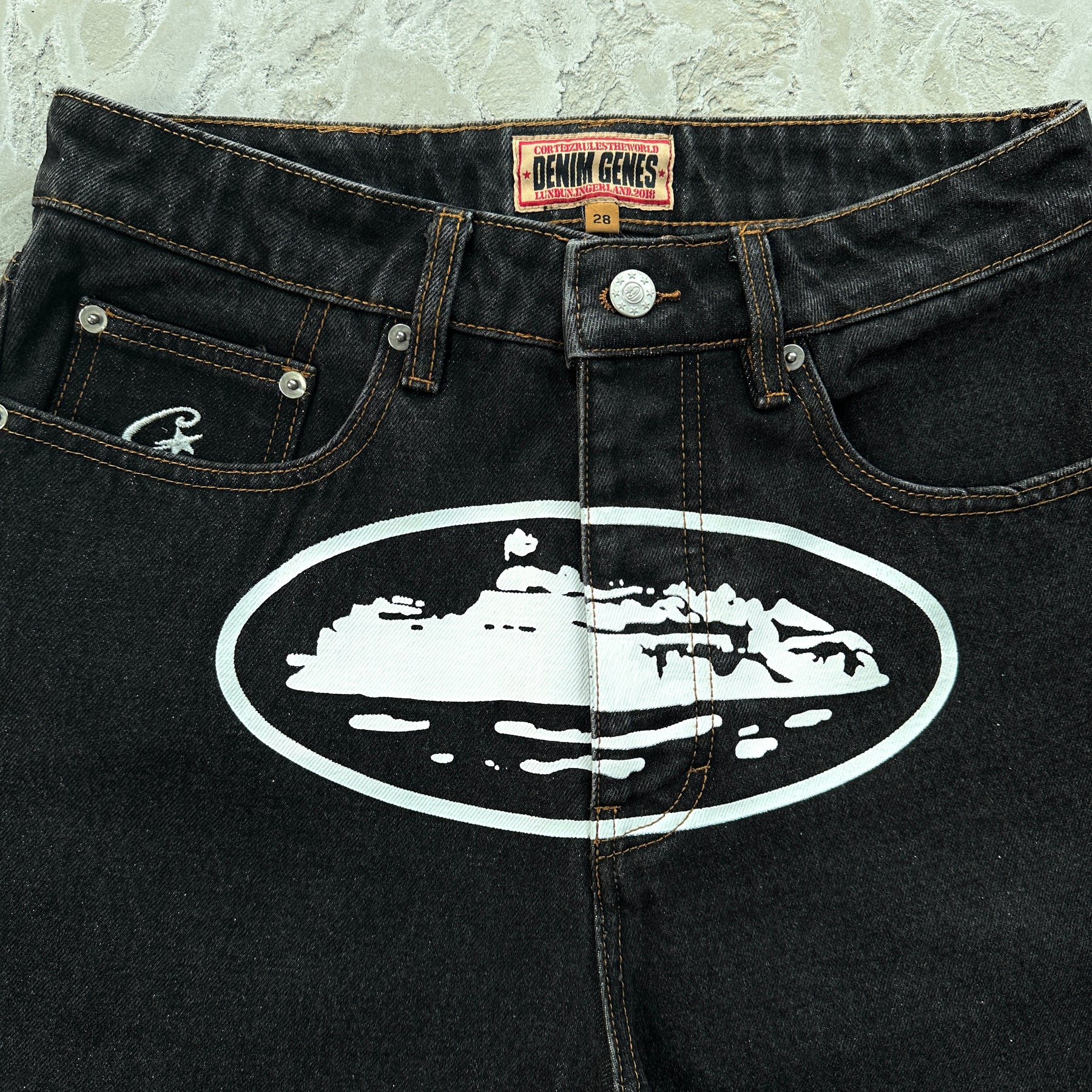 Jorts Corteiz “Cr Island” ( Preto )