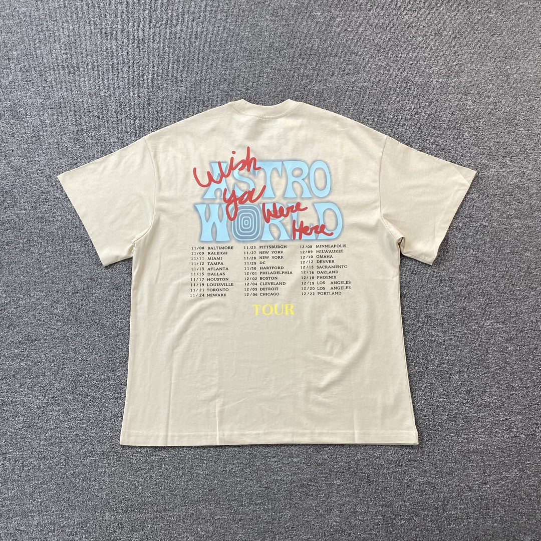 Camisa Cactus Jack ”Astro Worldwide” ( Bege )