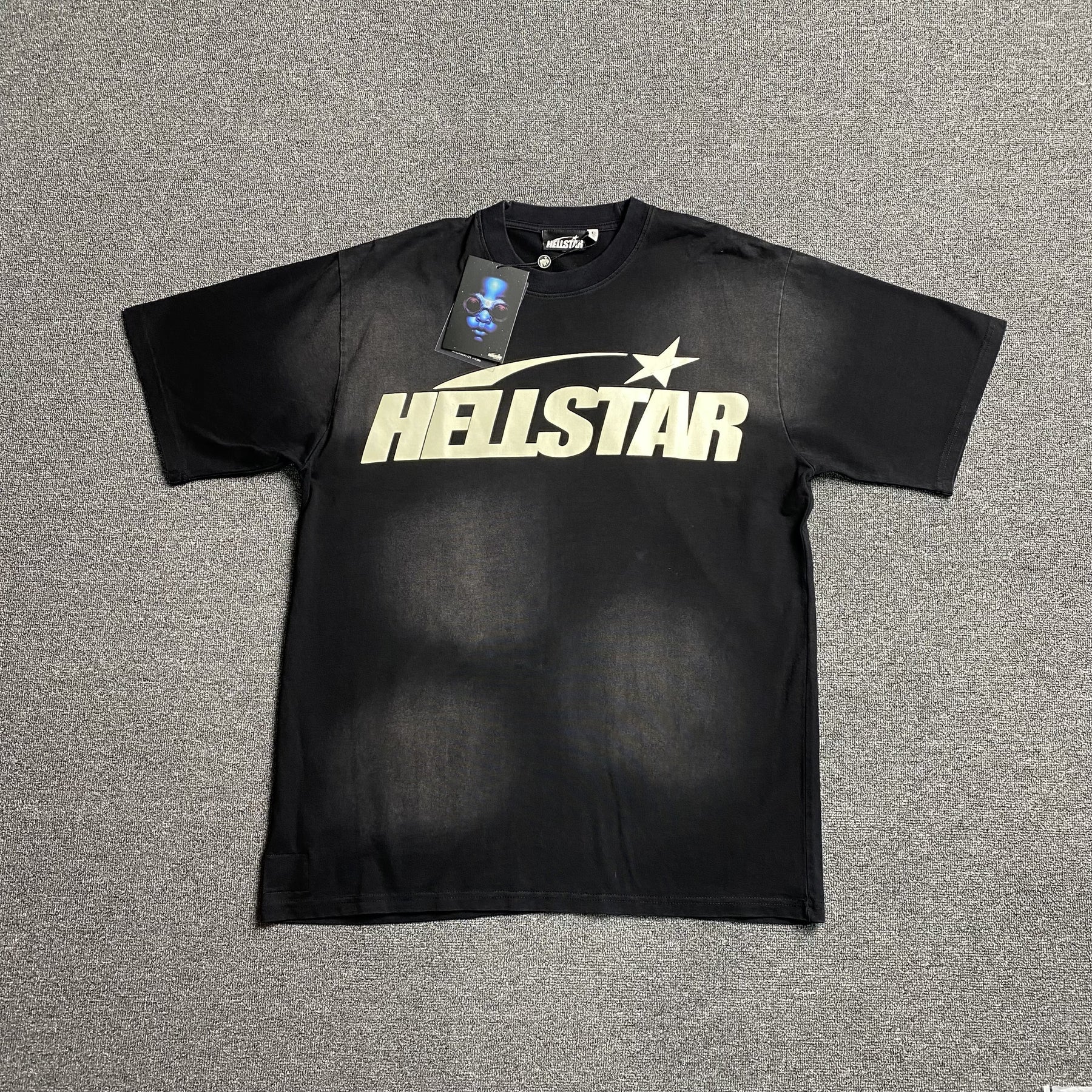 Camisa Hellstar “Classic Normal Print” ( Preta )