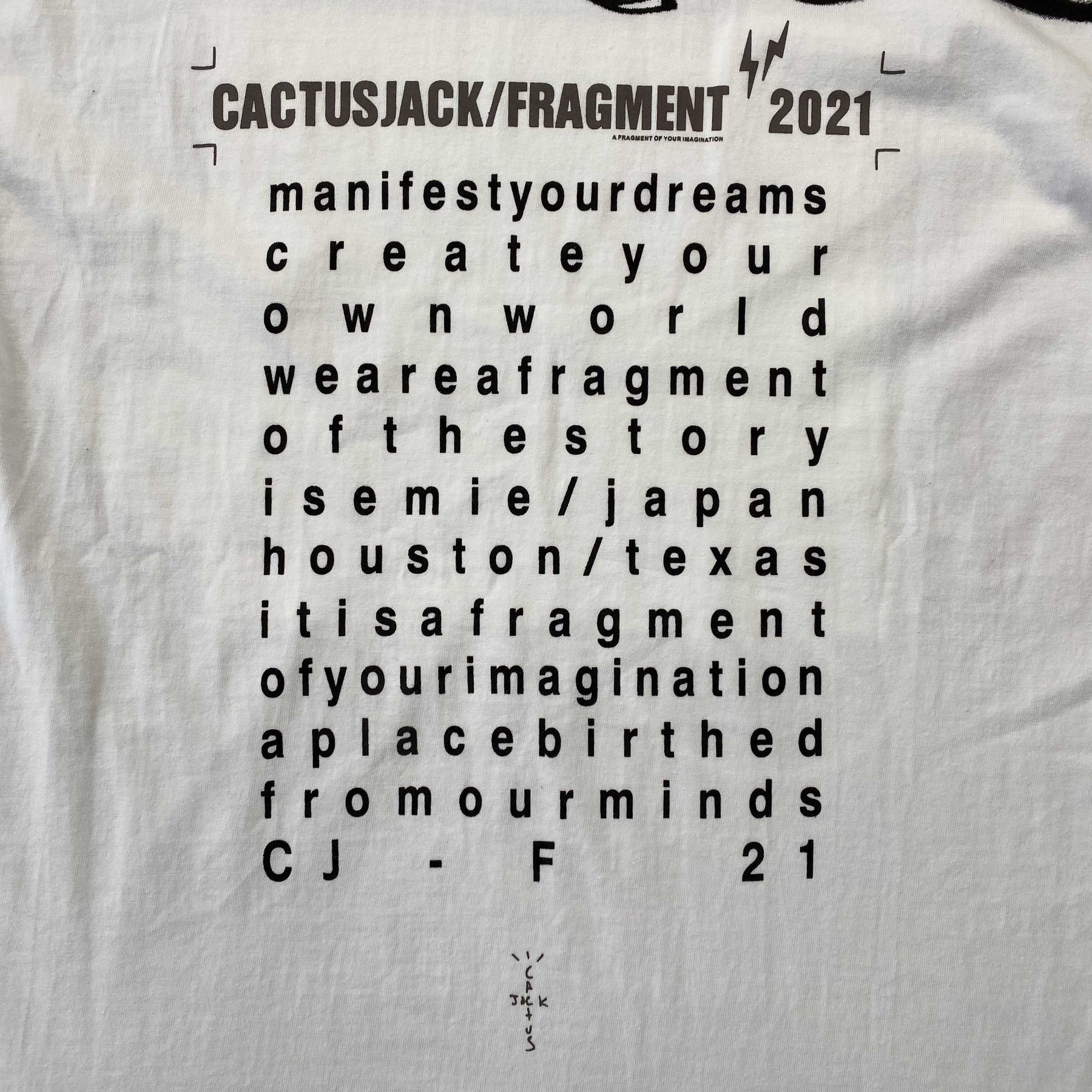 Camisa Cactus Jack “Jack's Fragment”