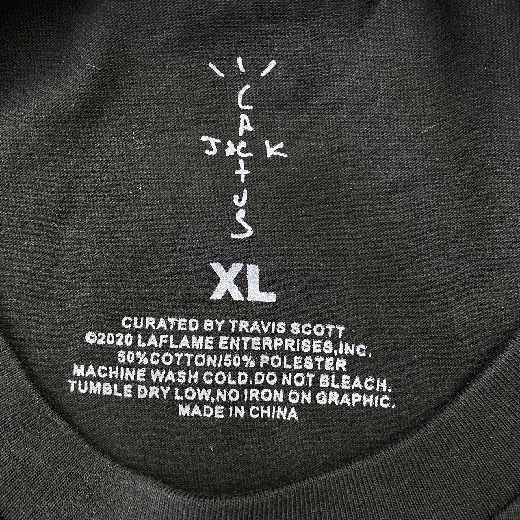 Camisa Cactus Jack ”Jack's Topia” ( Preta )