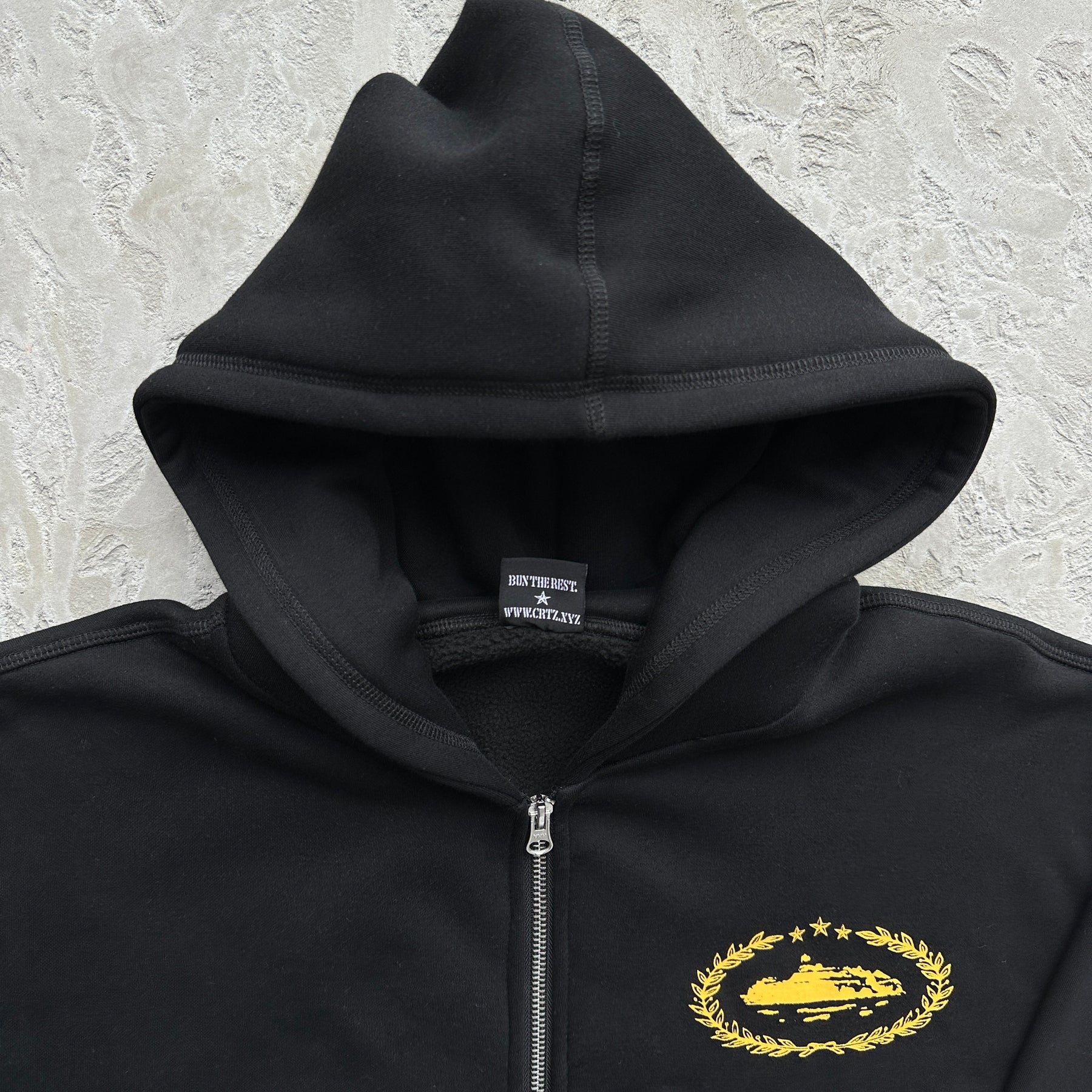 Conjunto Corteiz “Superior Royale” ( Preto e Amarelo )