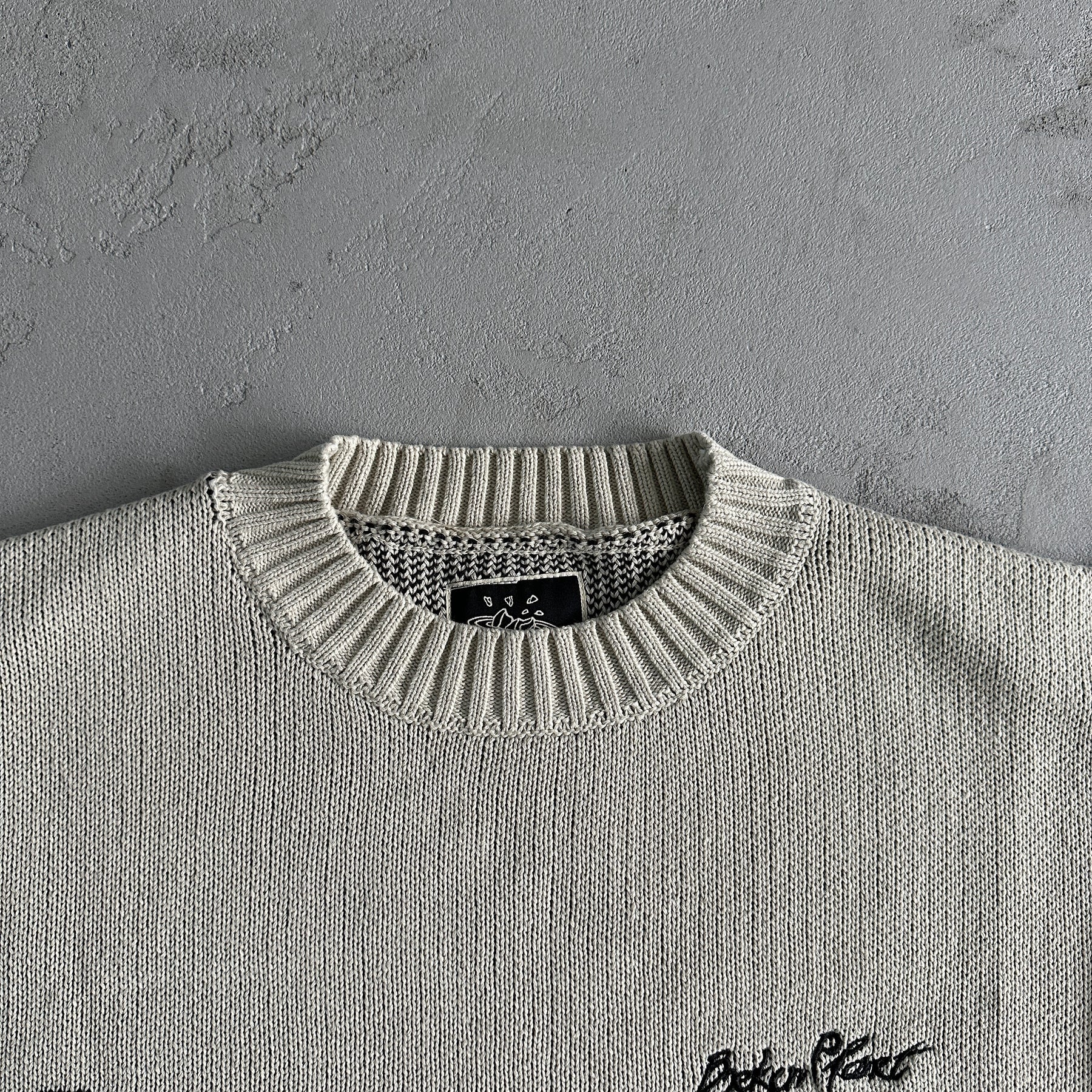 Sueter Broken Planet “Knit sweater forest” ( Branco )