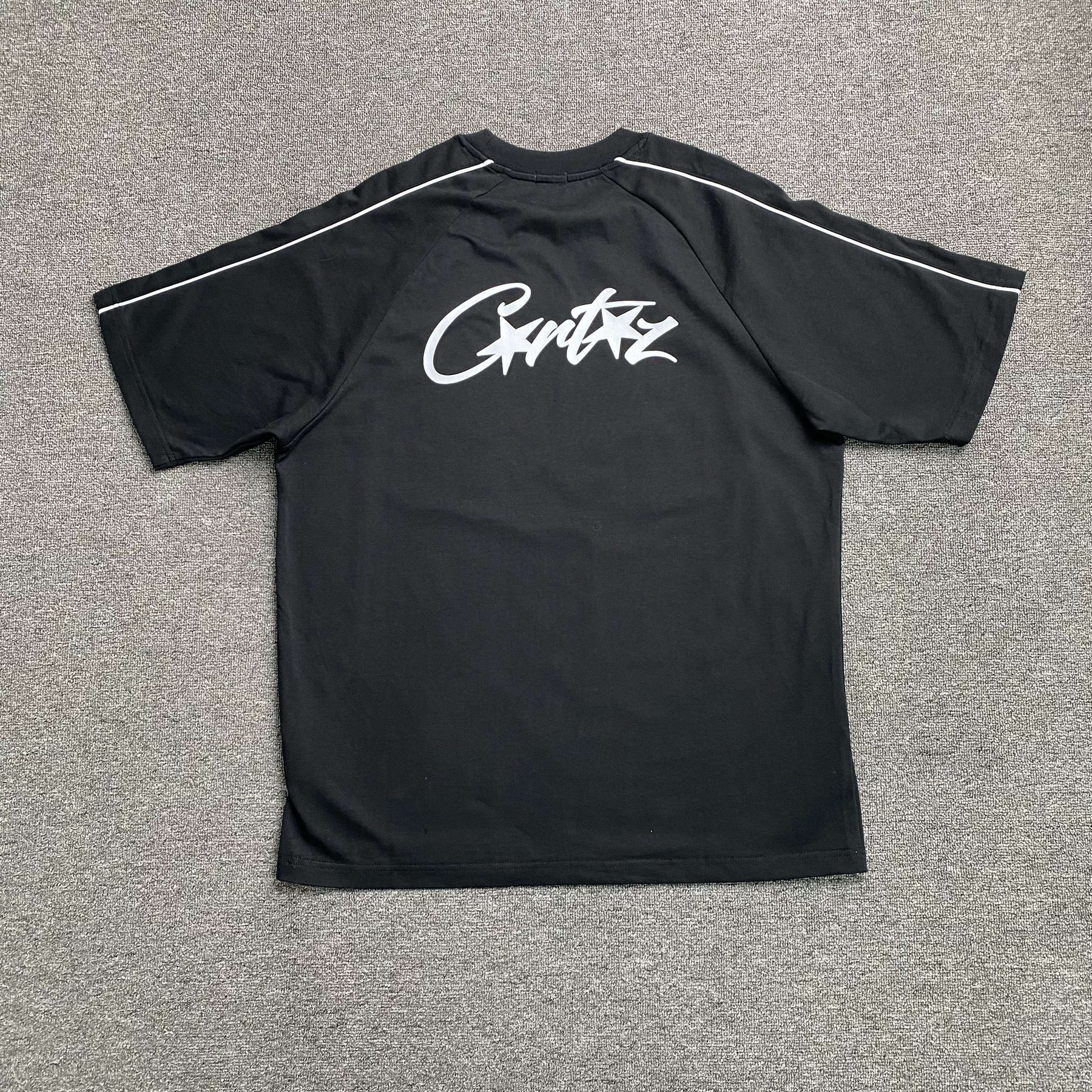 Camisa Corteiz “Basic Lines” ( Preta )