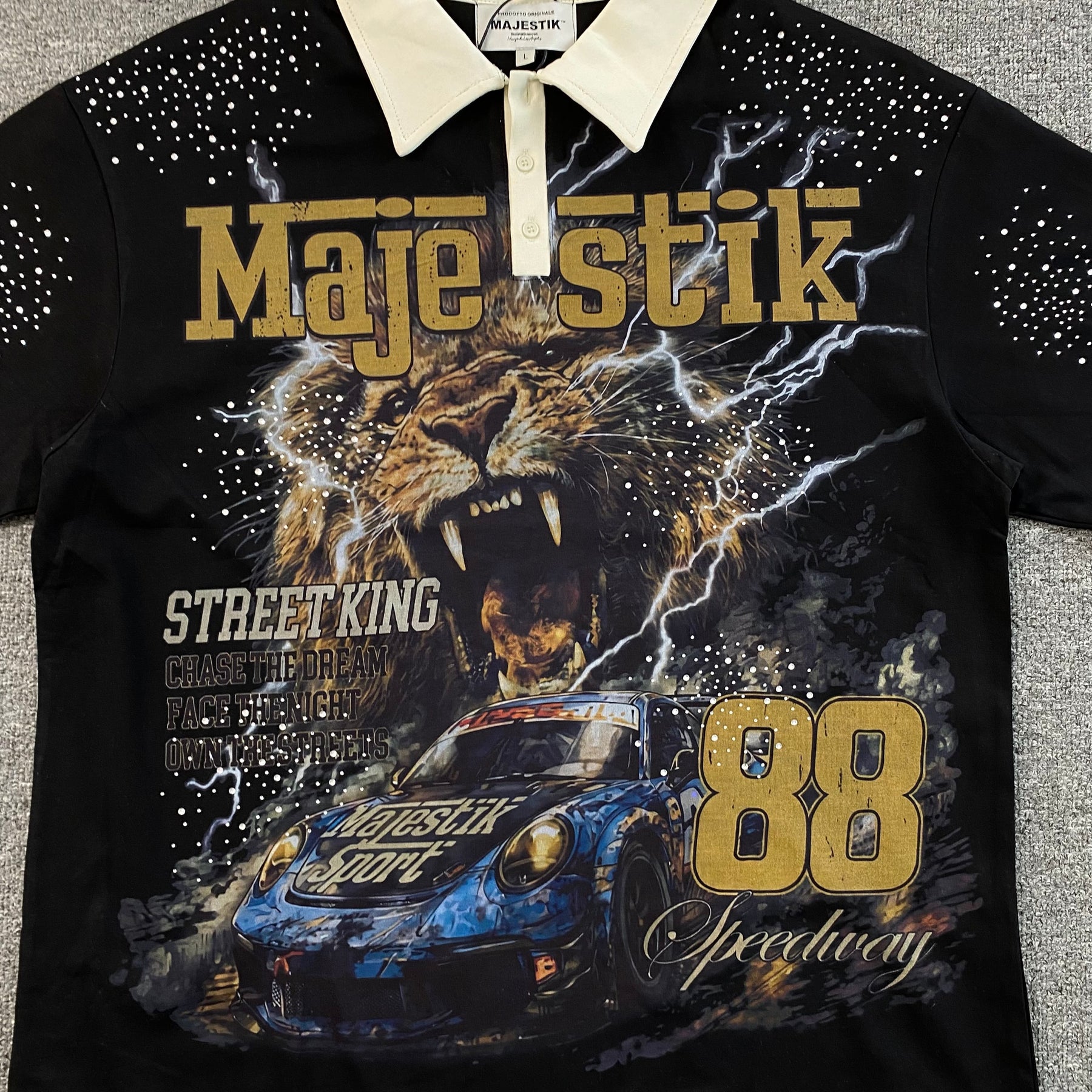 Camisa Majestik “Lion Car”