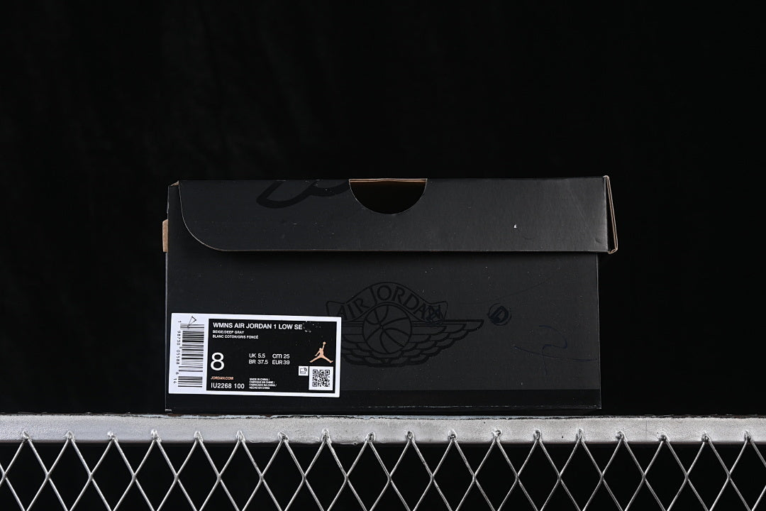 Air Jordan 1 Low "Deep Pewter Elephent Print”
